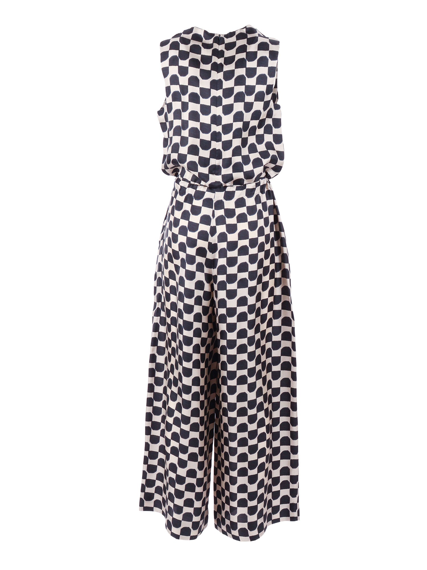 JUMPSUITE Black Silk Jumpsuit