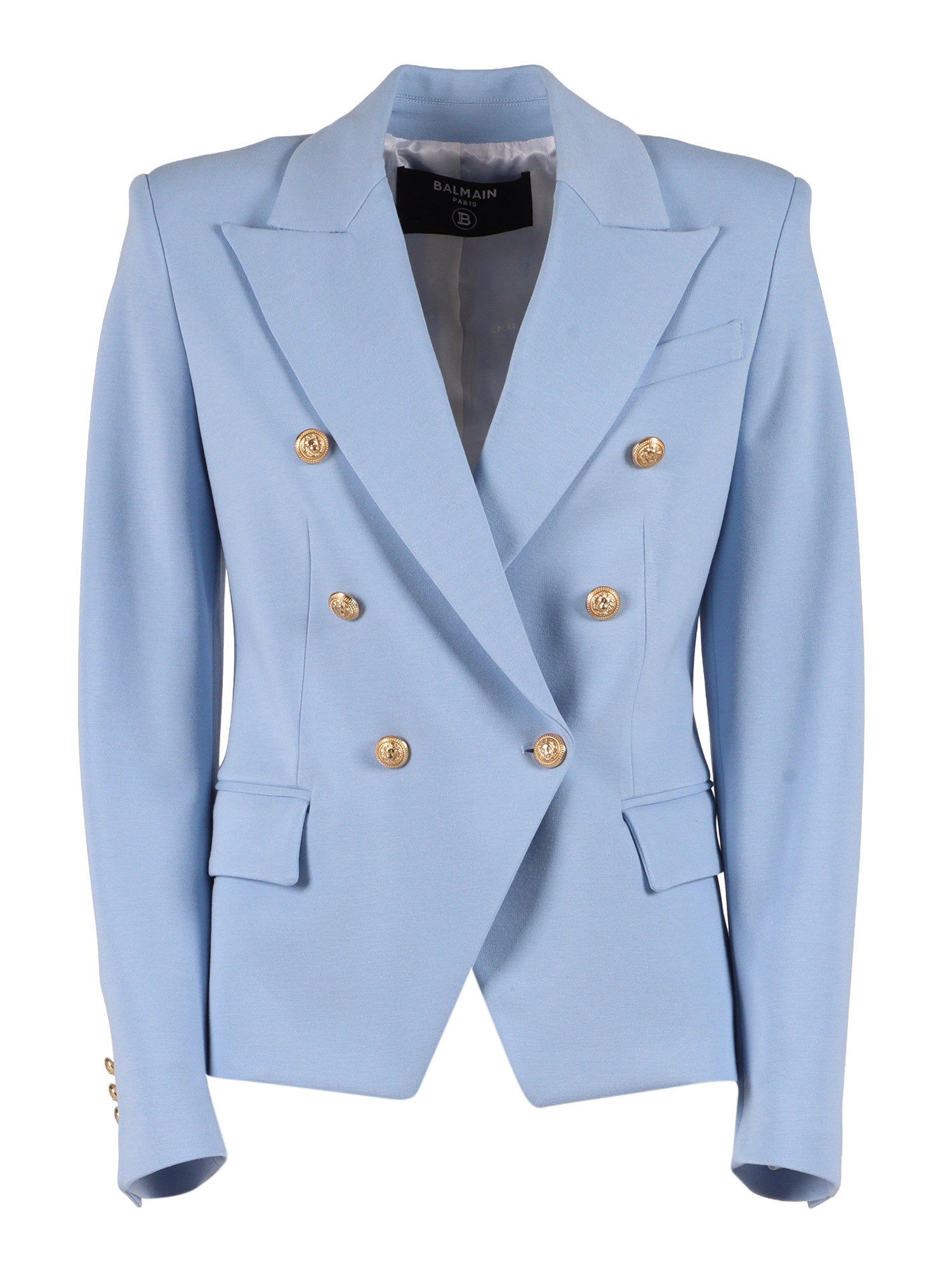 KNIT JACKET Light Blue