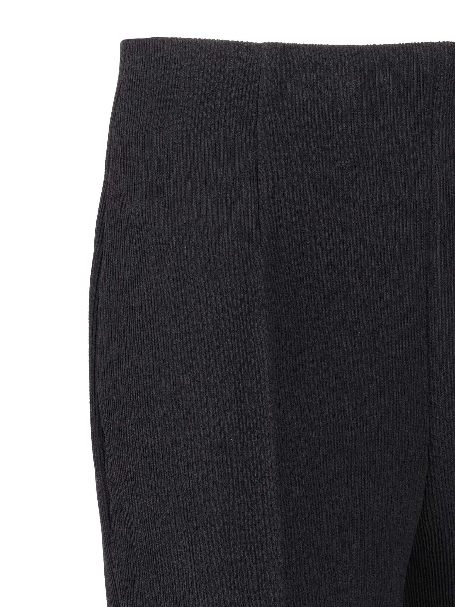 Trouser Black Polyester Elastane
