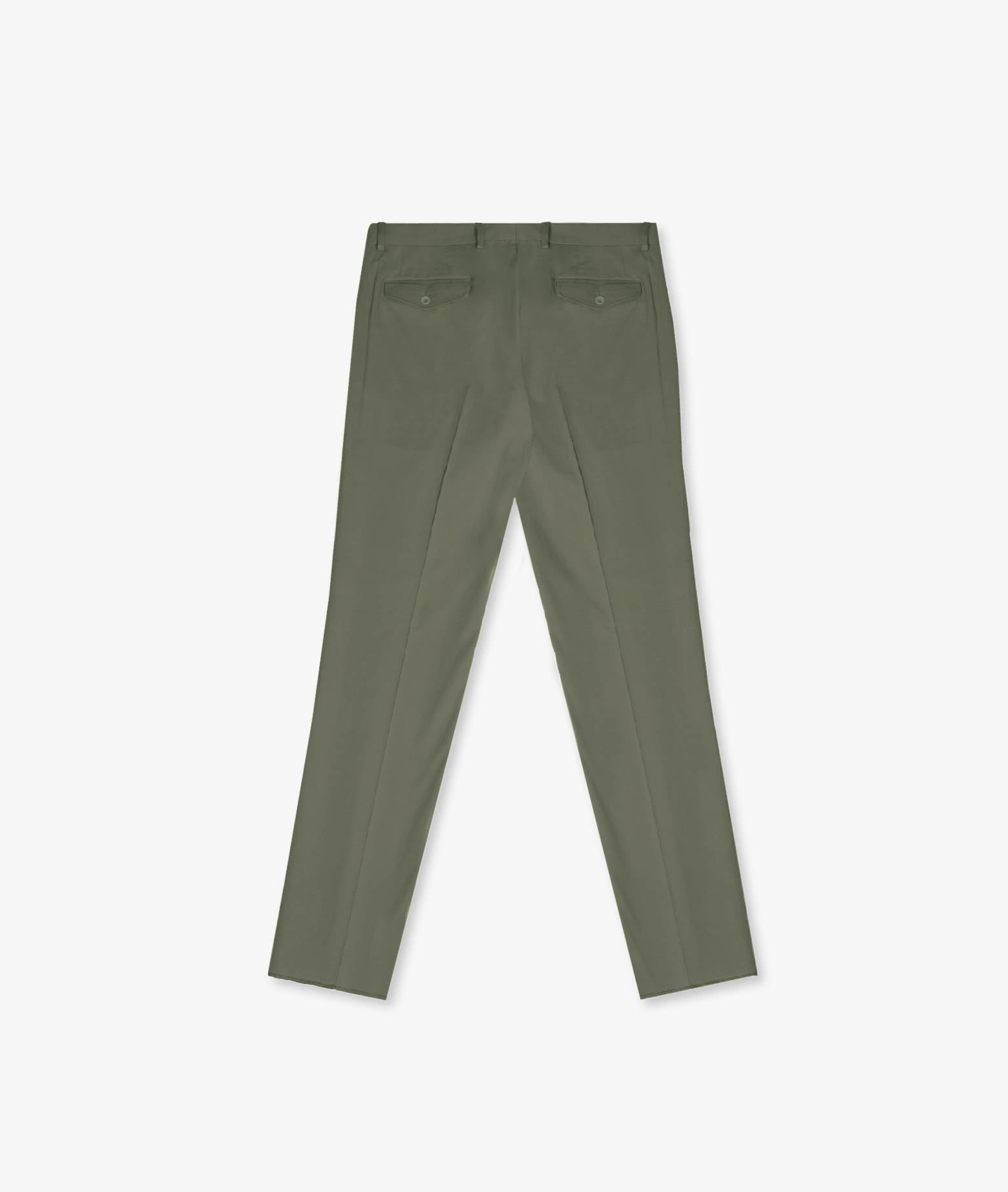 Chino Sport Trousers Olive No Pinces