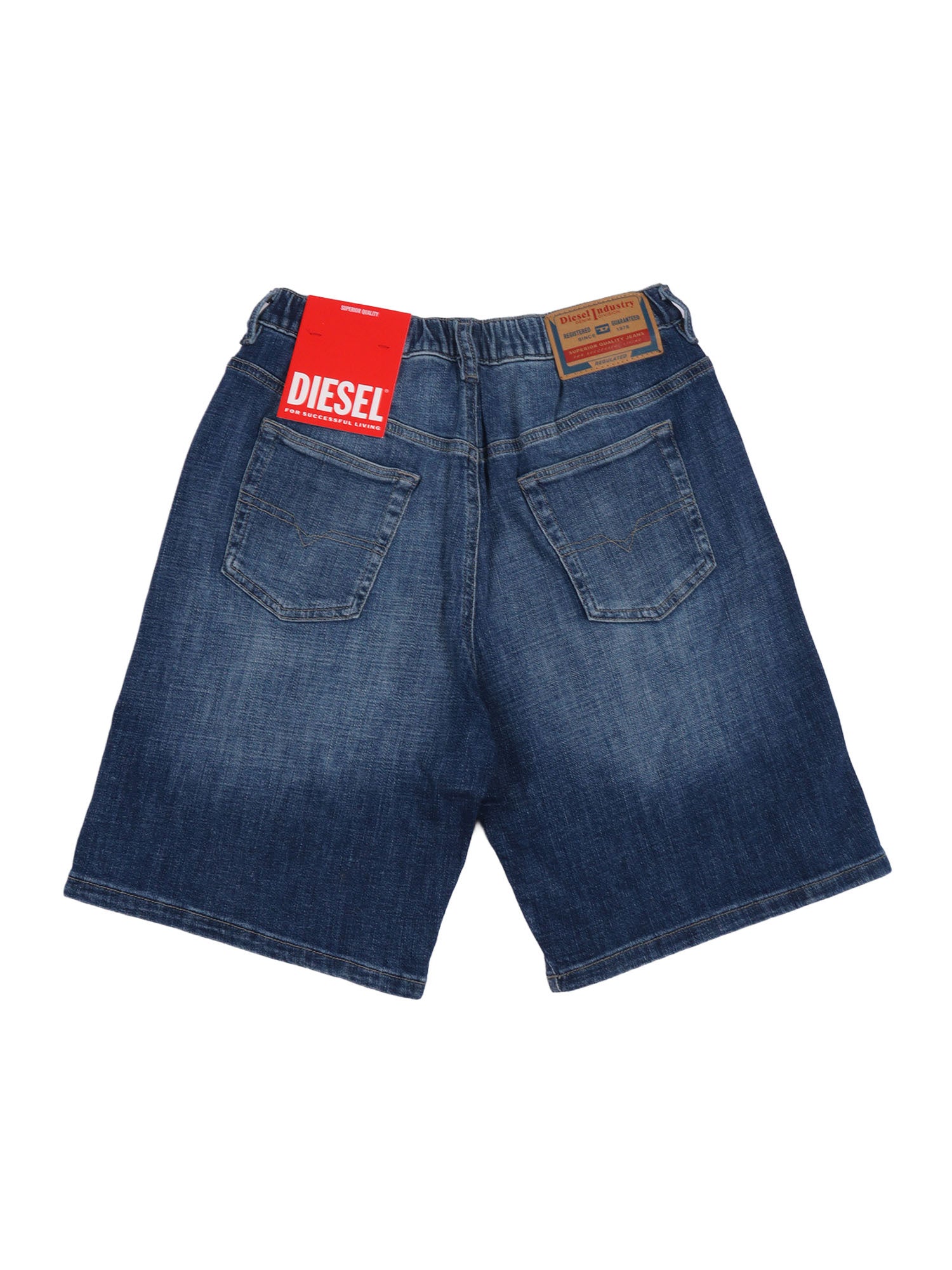 Short pants Blue Cotton Elastane Bermuda