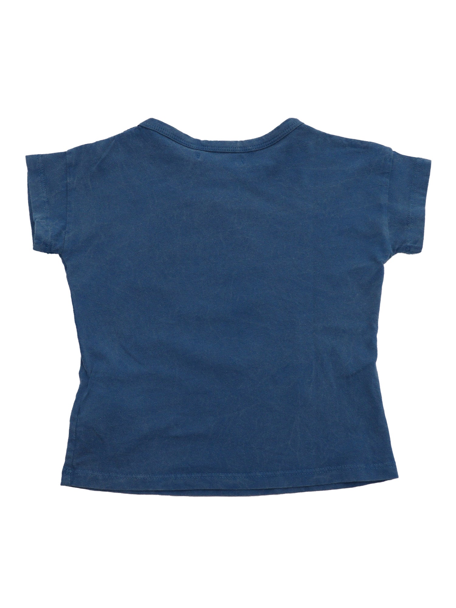 Morning Egg T-shirt Blue Organic Cotton Short Sleeves