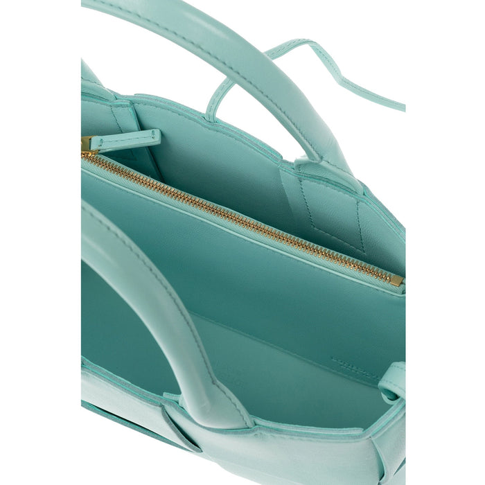 Arco Mini Tote Bag Blue Lamb Leather