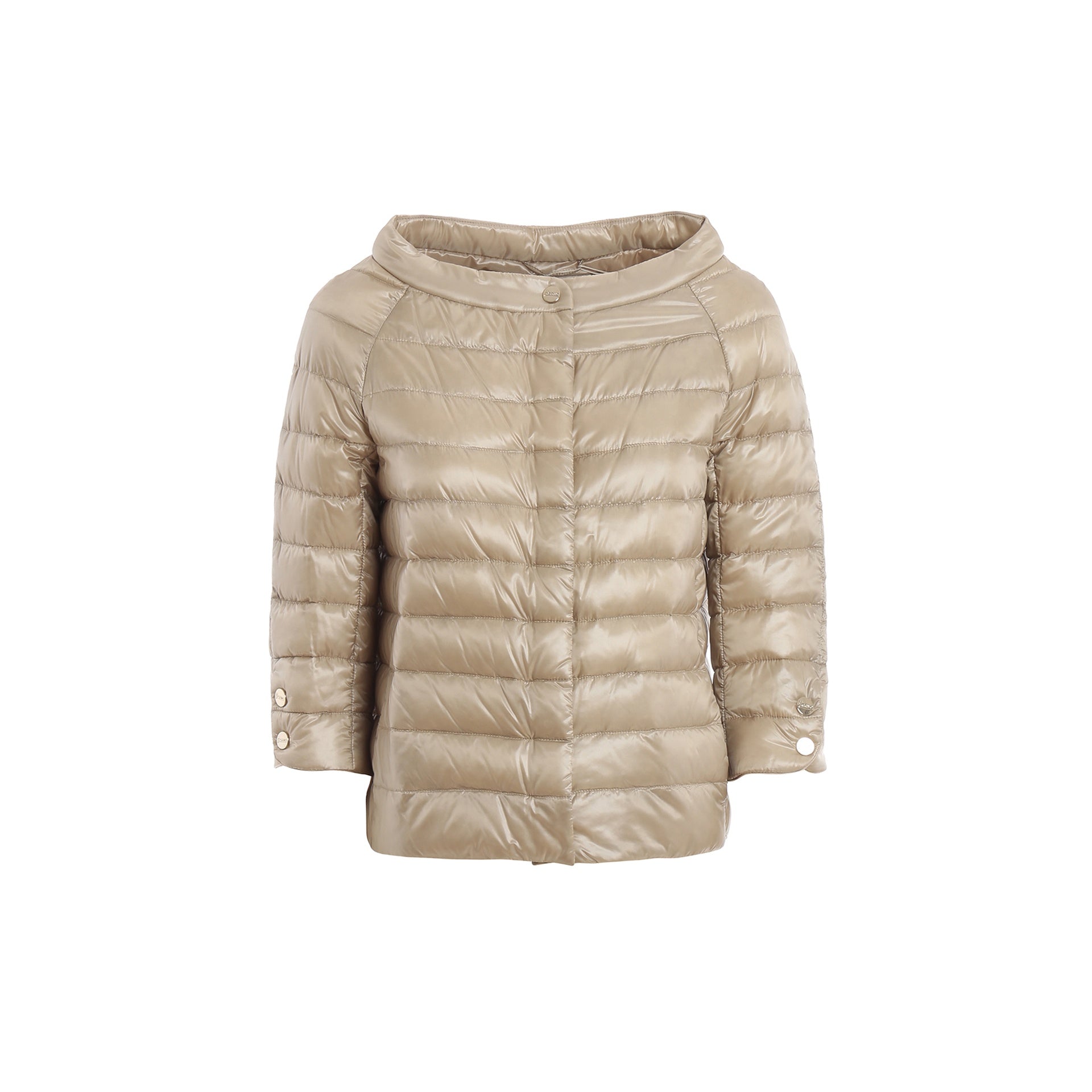 Herno Lightweight Down Jacket Beige Polyamide