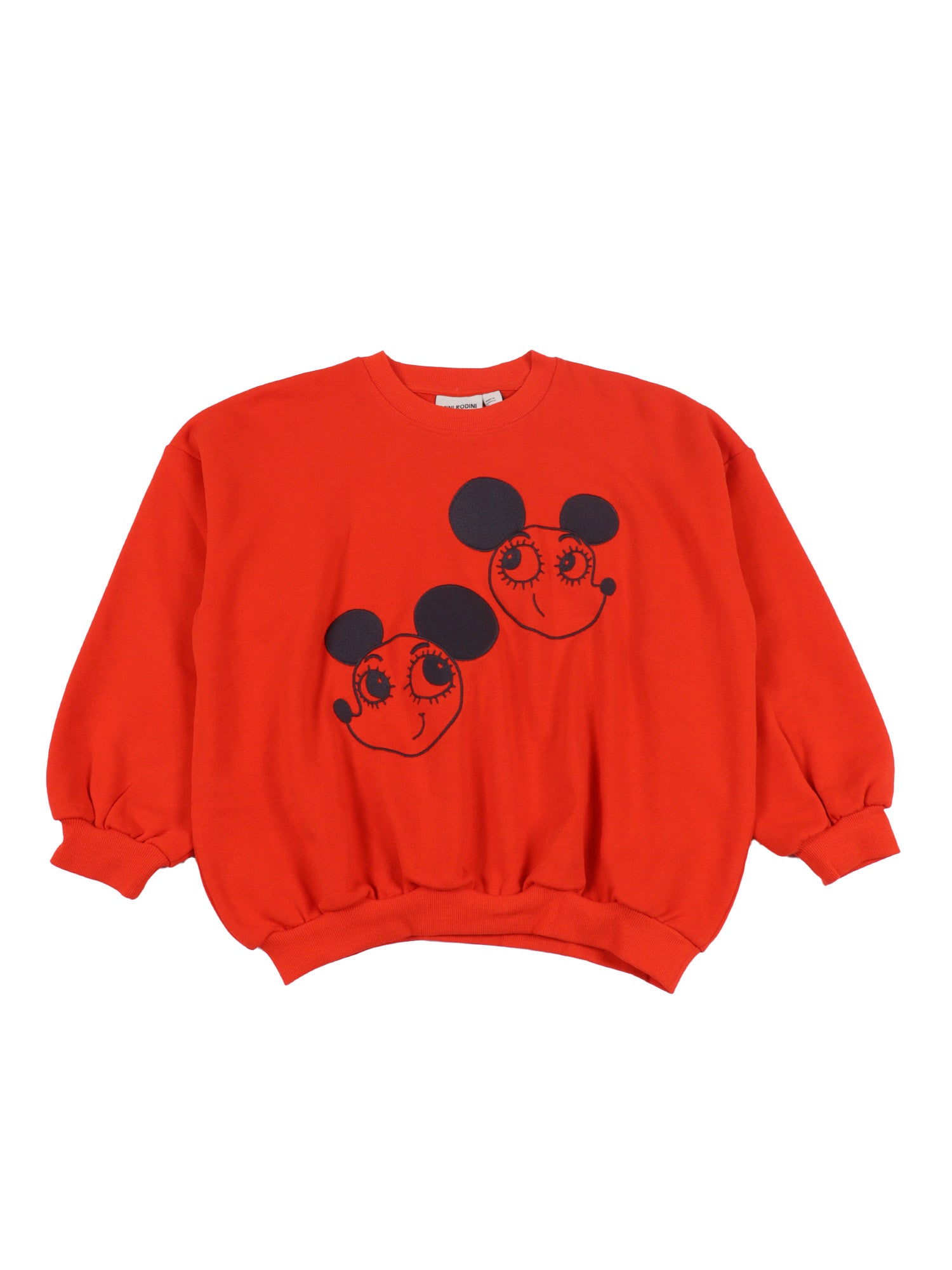 Ritzratz Emb Sweatshirt Red Organic Cotton