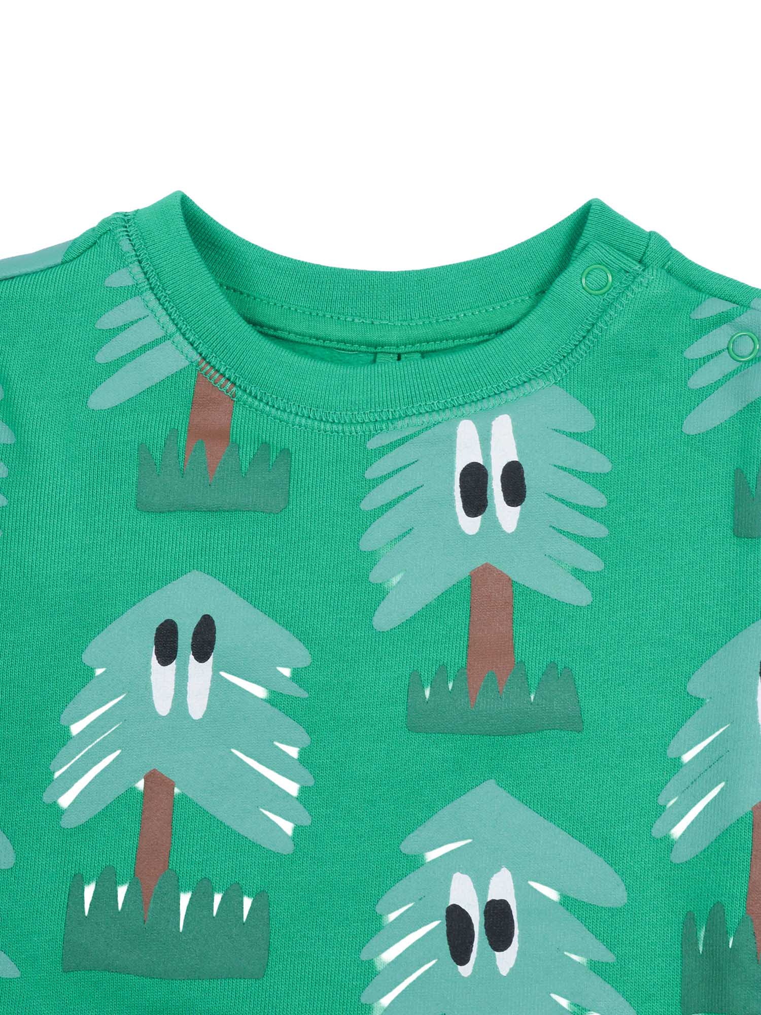 Sweatshirt Green Cotton