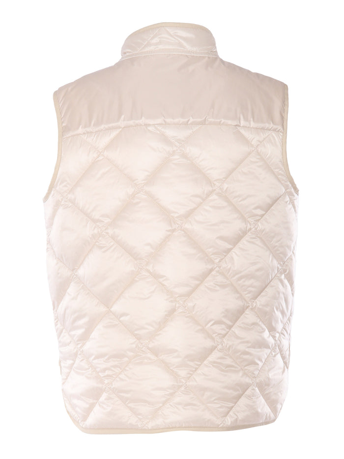 Pink vest Sleeveless Puffer