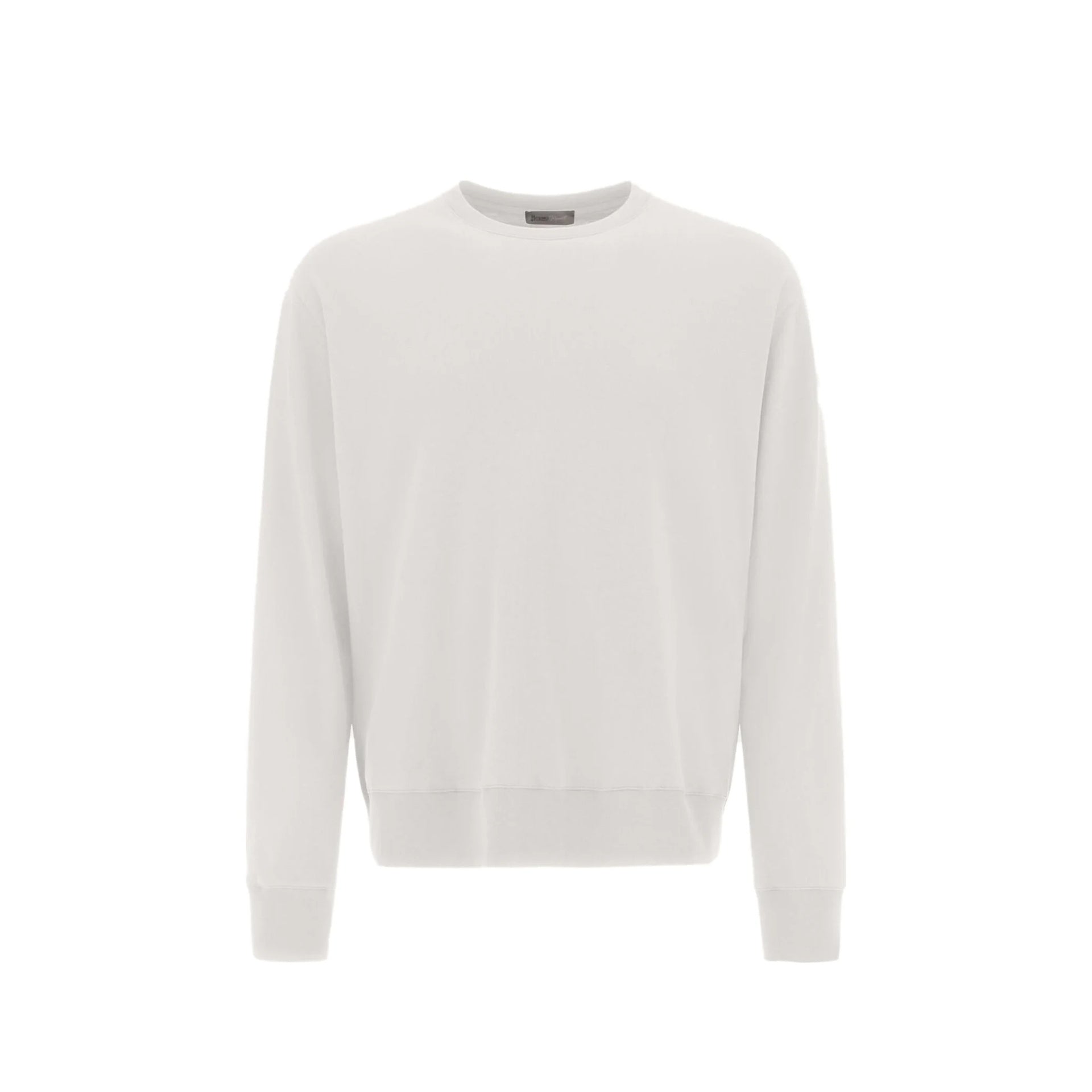 Herno Cotton Crew Neck Sweatshirt Beige