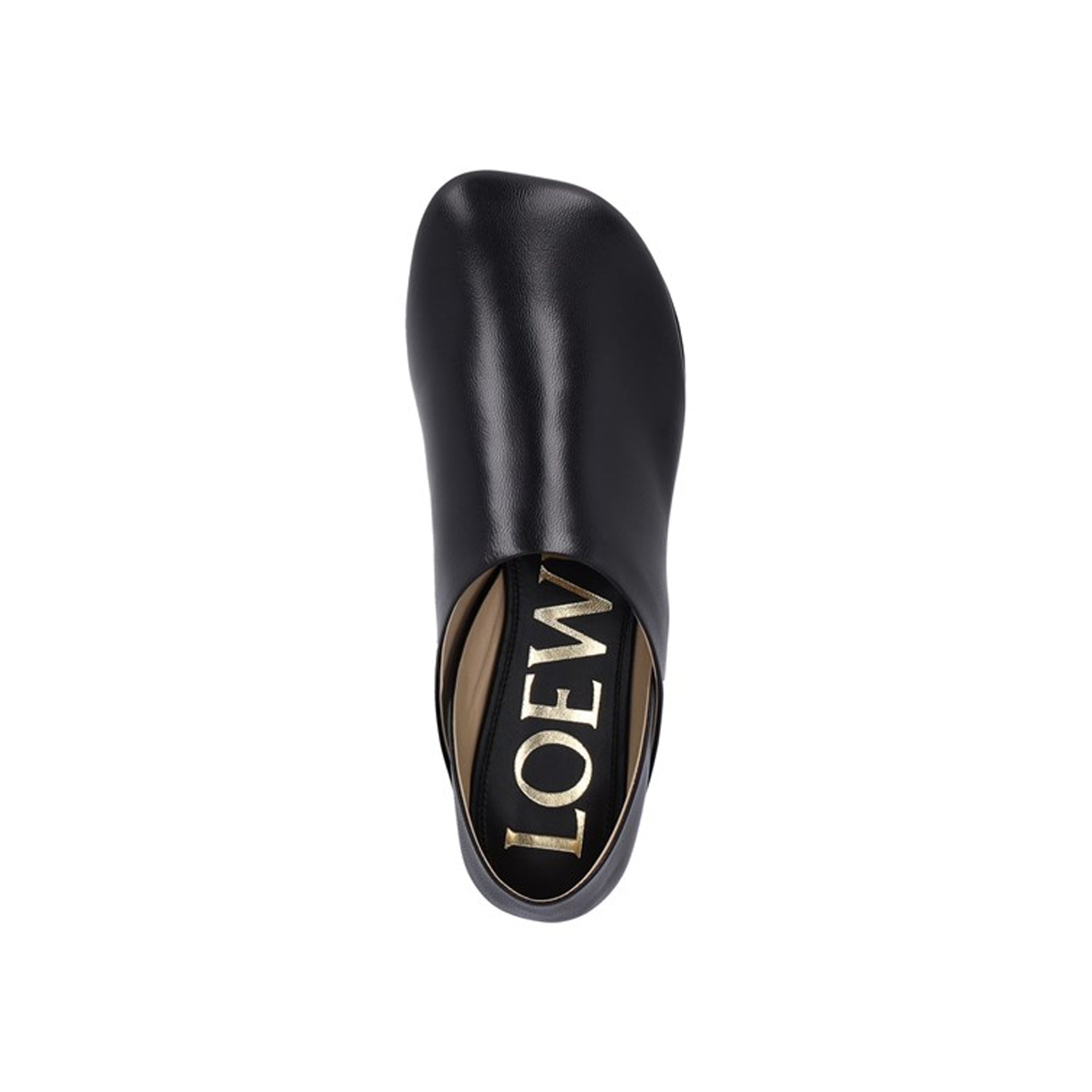 Loewe Slipper Toy Leather Loafers Black Lamb