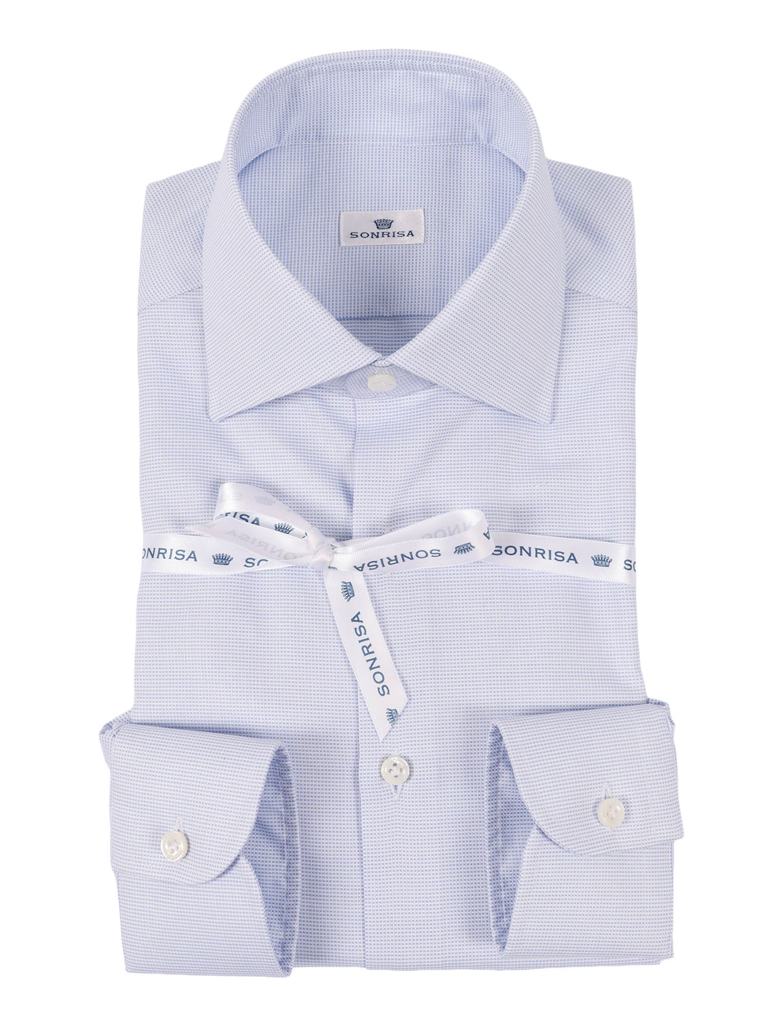 Mens Shirt Light Blue Cotton