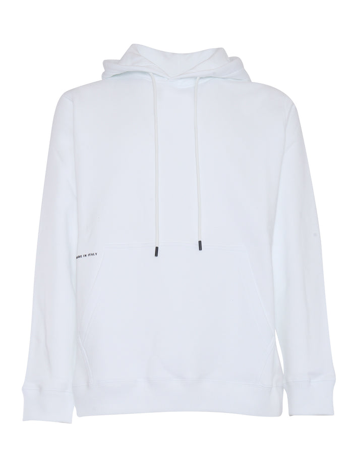 Sweatshirt White Cotton