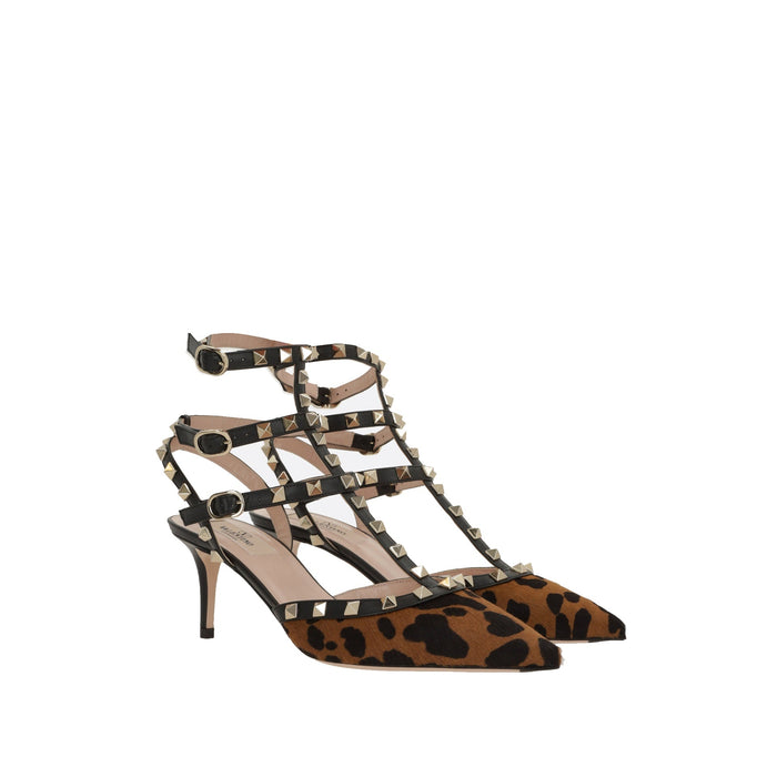 Garavani Rockstud Pumps Black Calf Leather