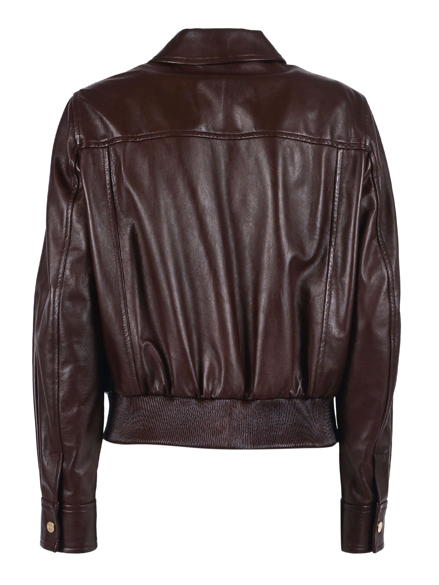 LEATHER JACKET Brown