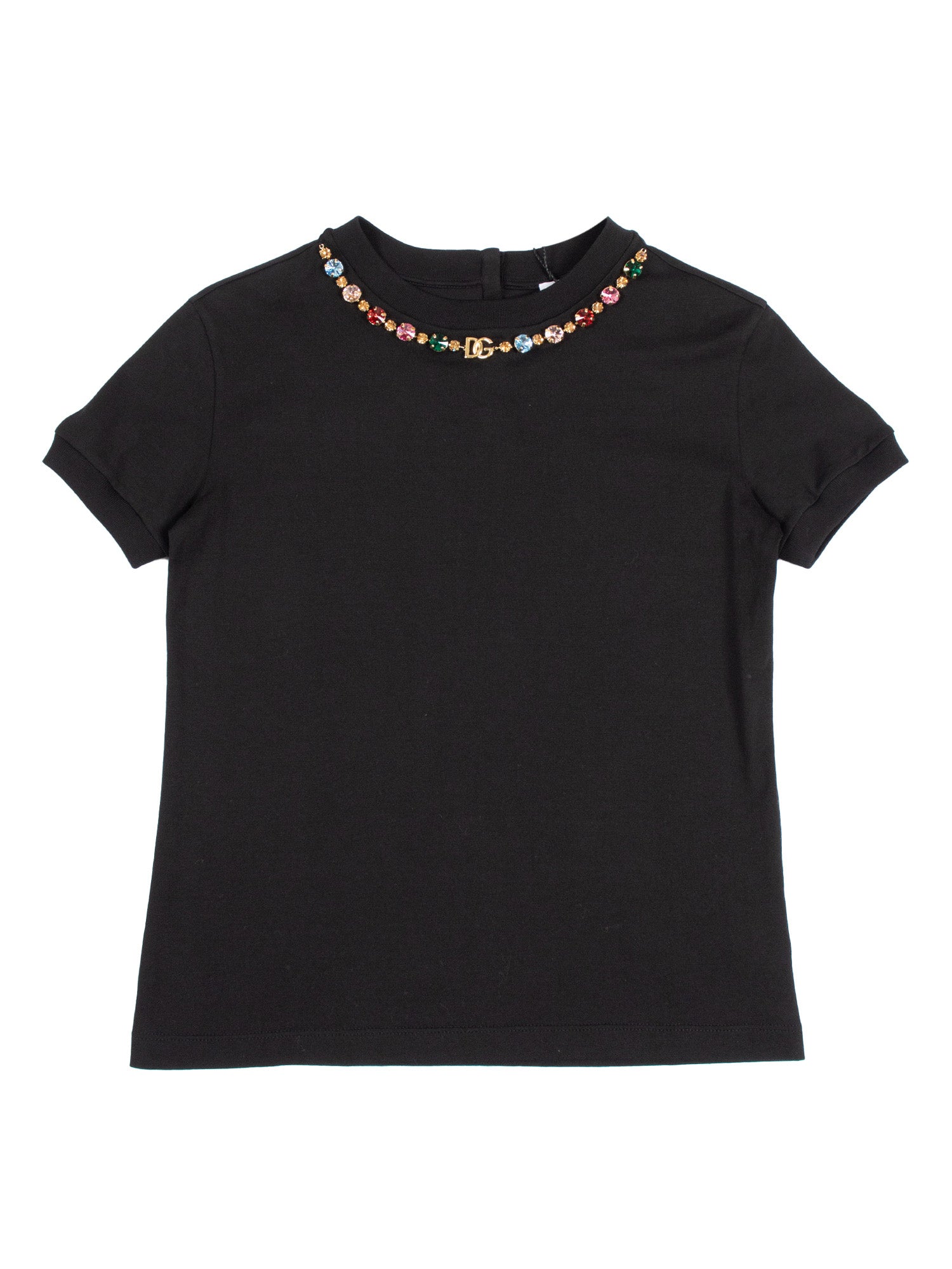 T-Shirt Black Cotton Long Sleeves