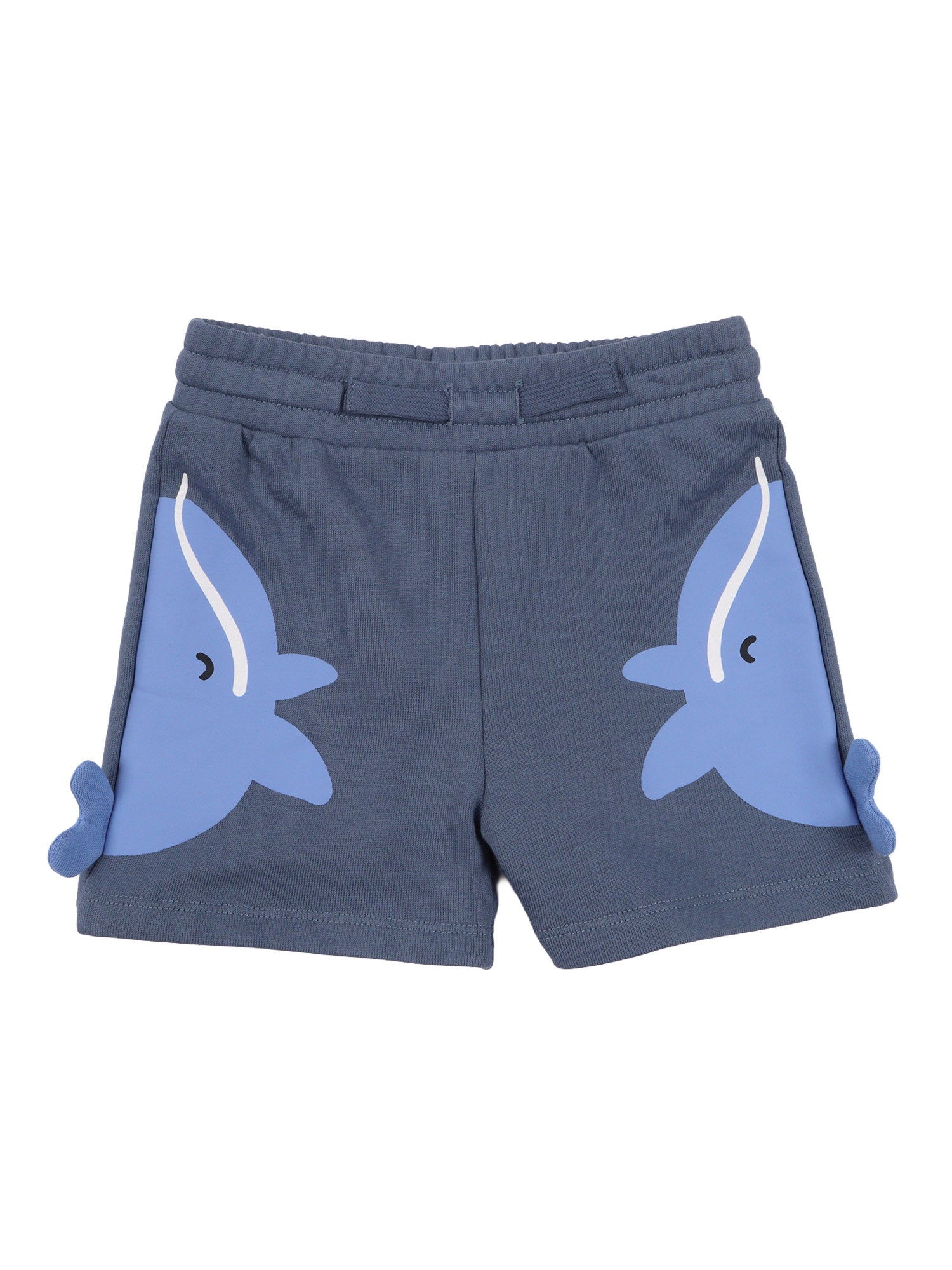 JERSEY SHORTS Blue Cotton