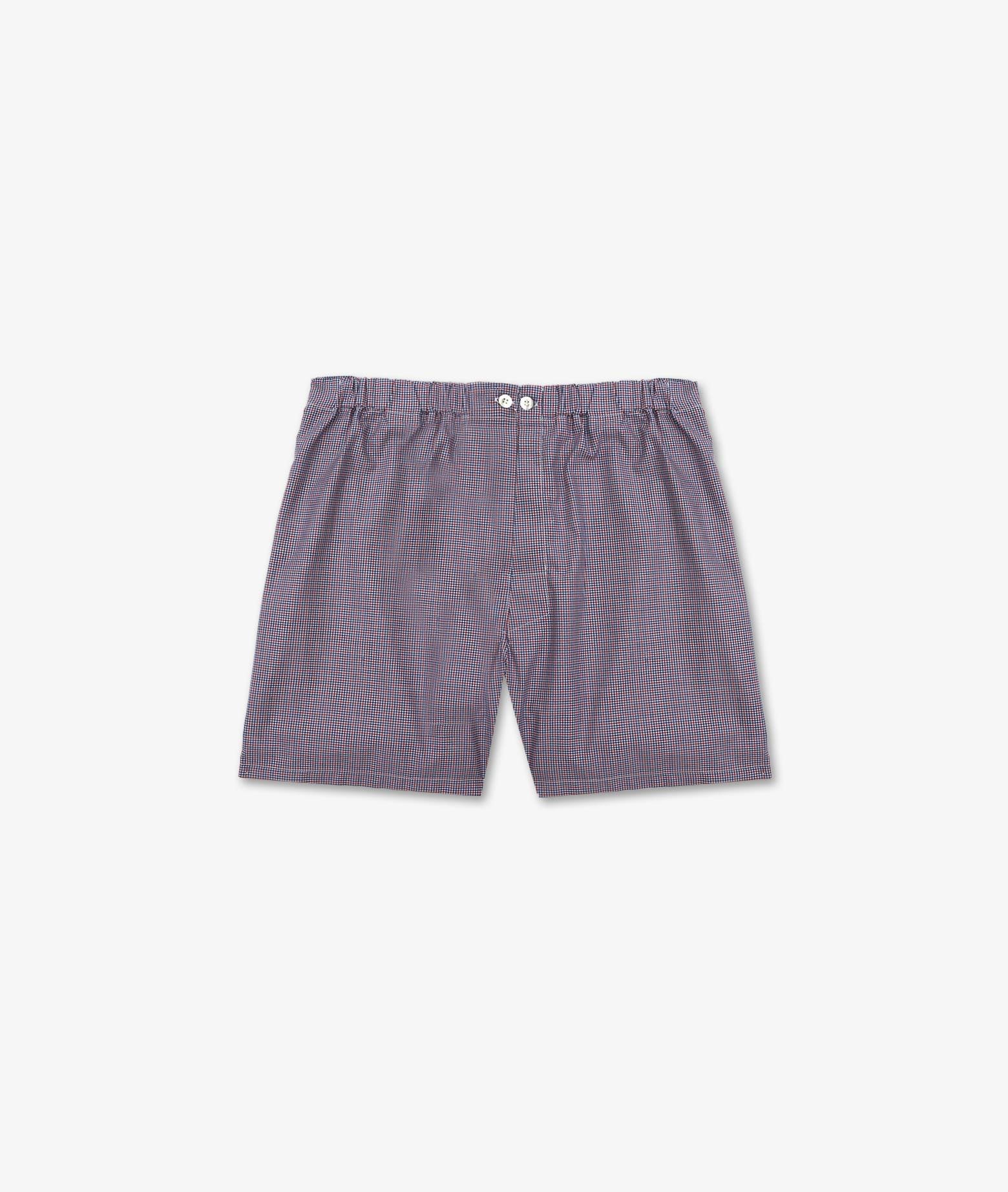 Boxer Shorts Square Blue Underwear