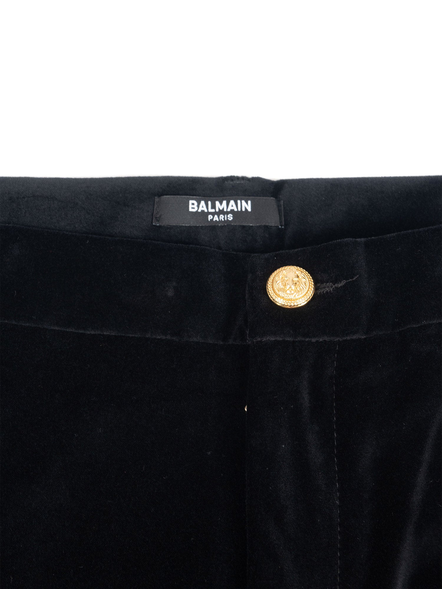 Suit Trousers Black Cotton