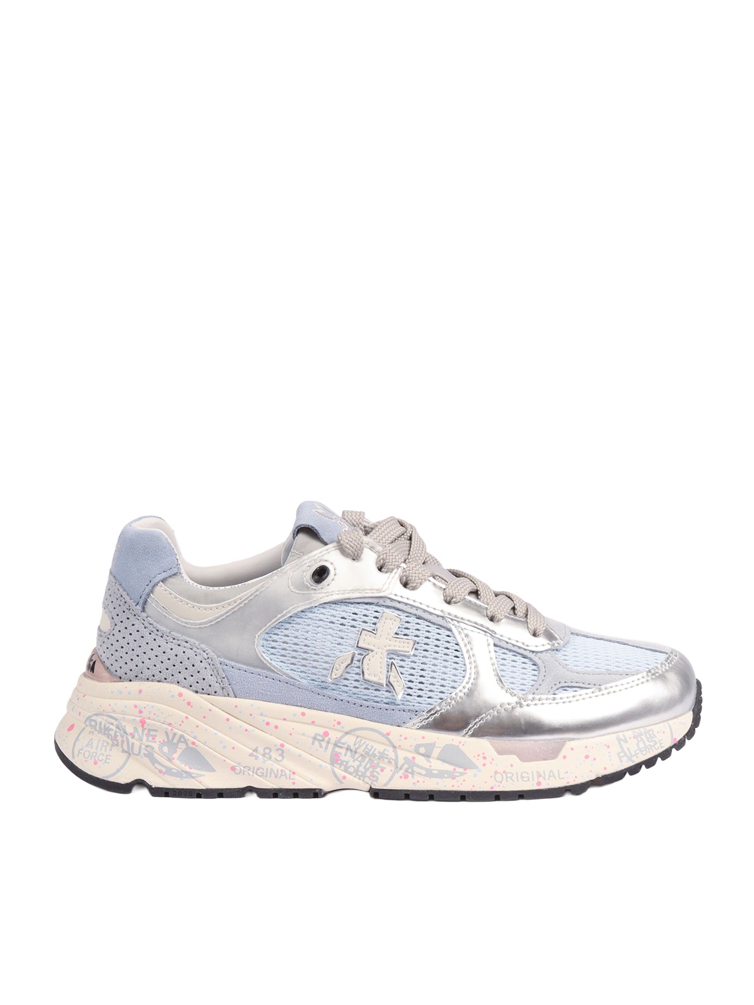 Mased Sneakers Light Blue