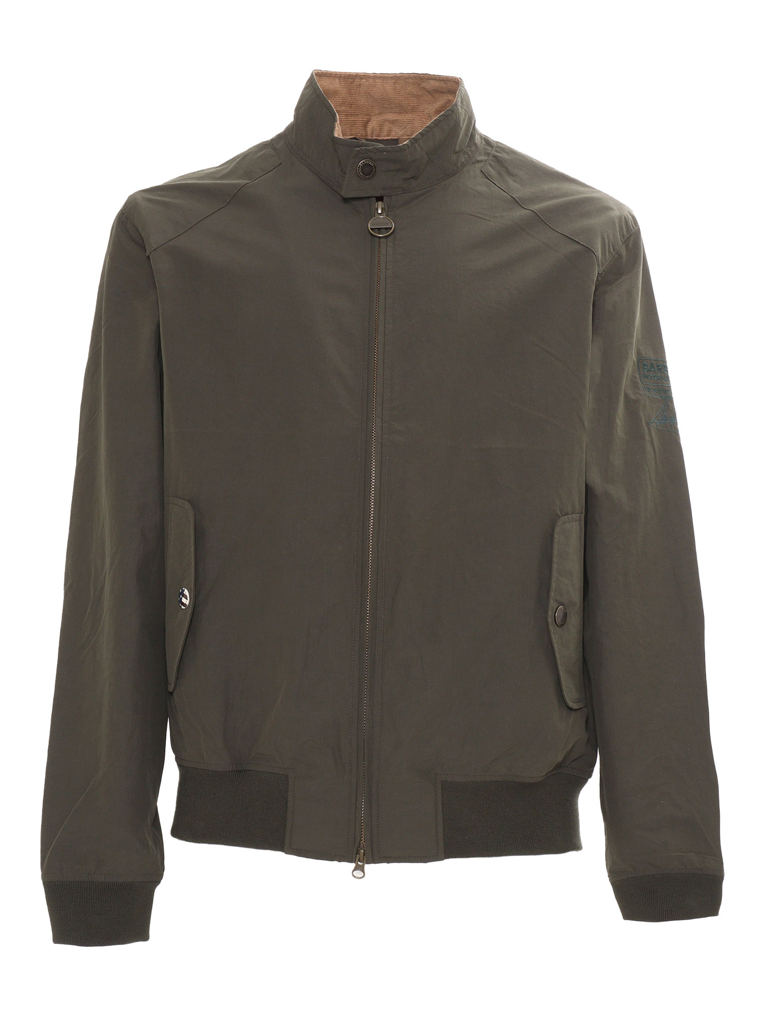 RECTIFIER HARRINGTON CASUAL Green Polyamide Cotton Heavy Jacket