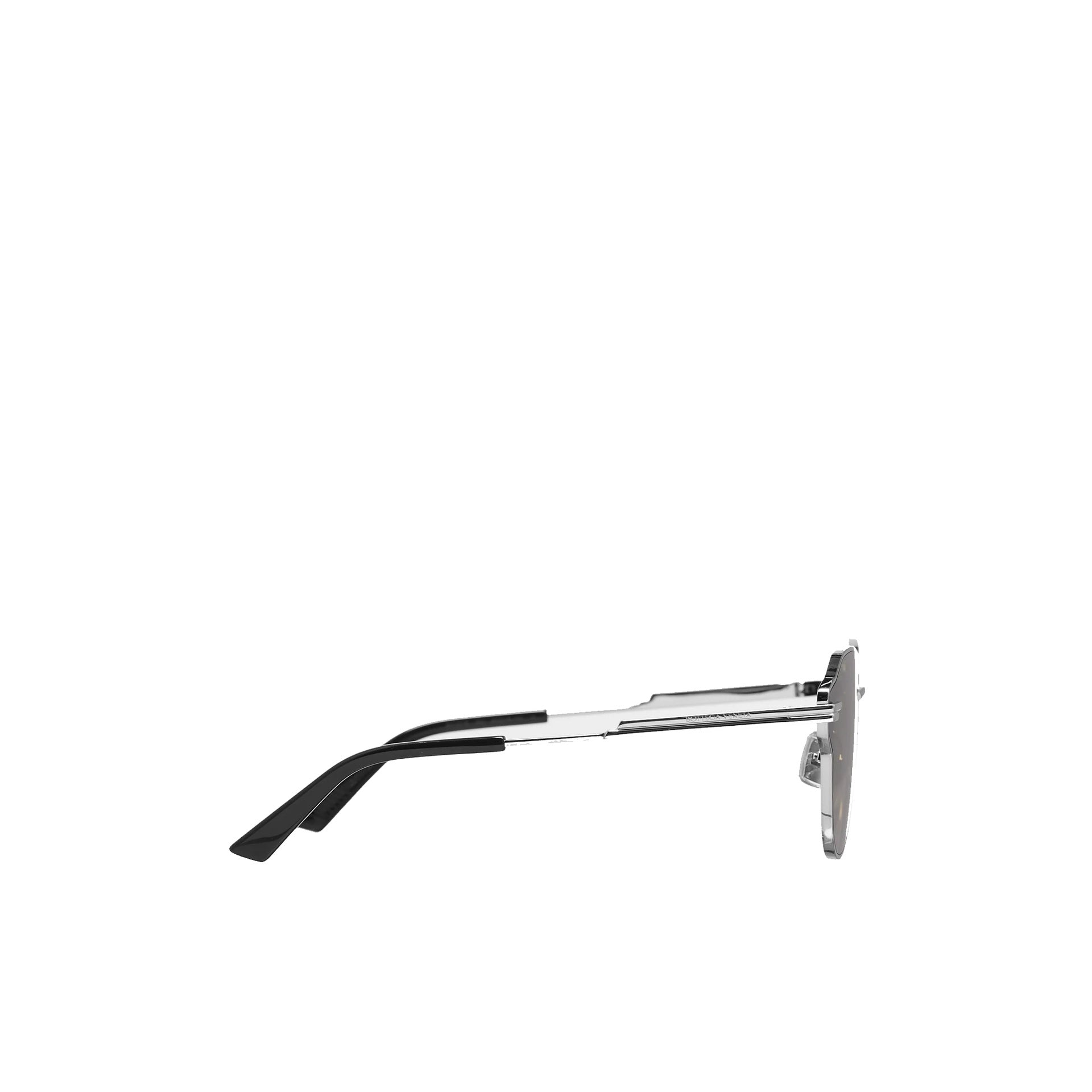 Glaze Aviator Sunglasses Silver Metal