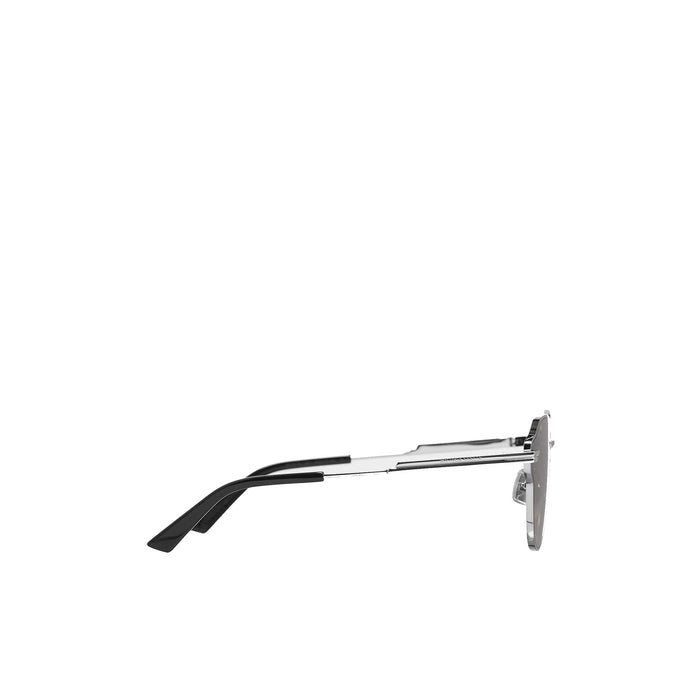Glaze Aviator Sunglasses Silver Metal
