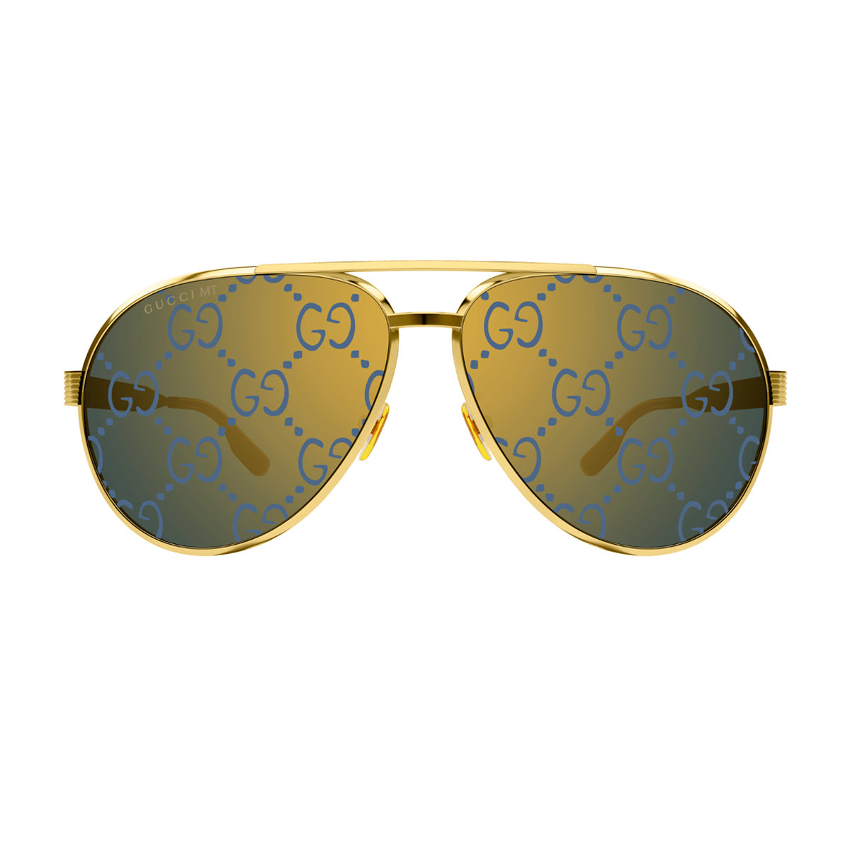Gucci GG1513S Linea Lettering 005 Oro Metal Occhiali Sole