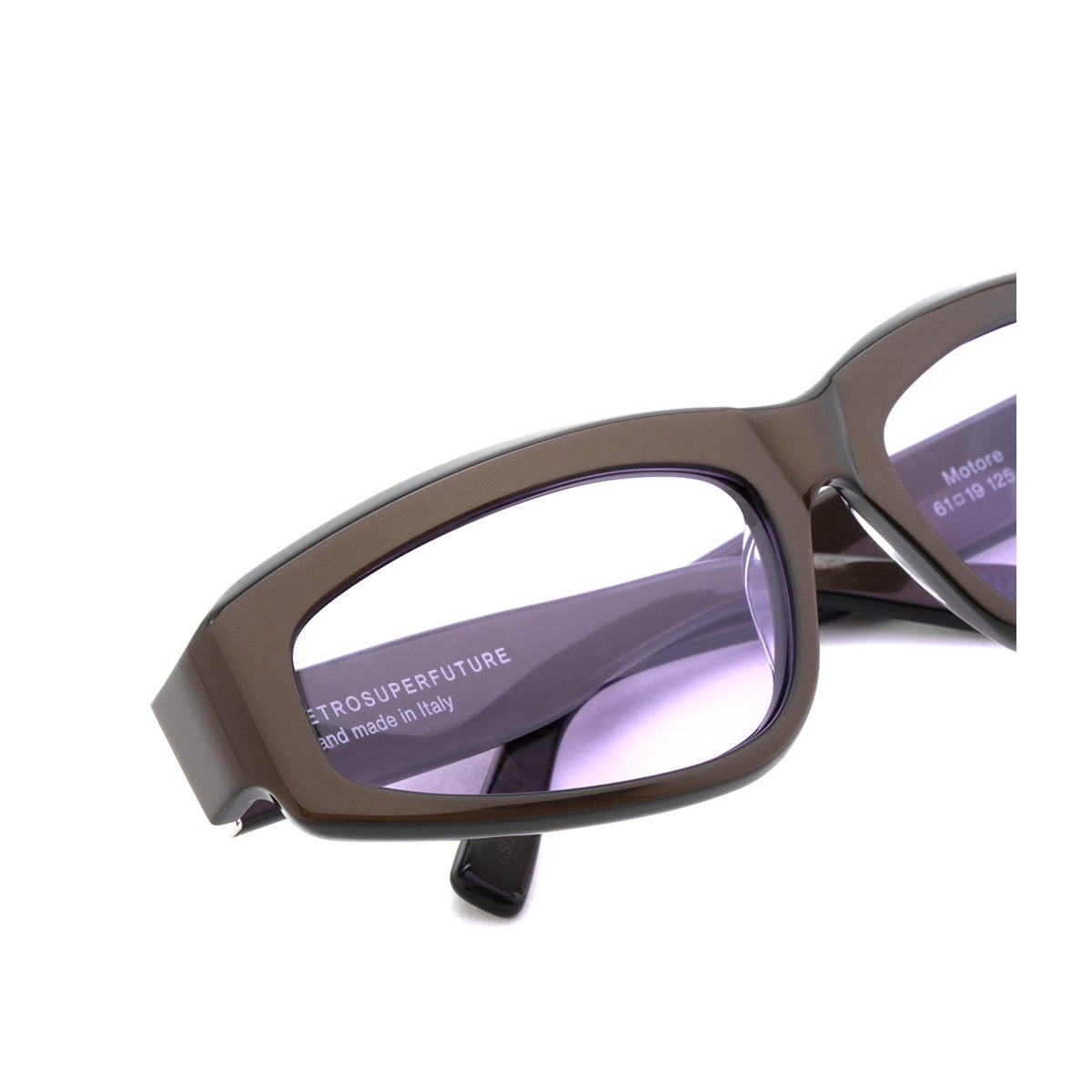 Motore metallic coco D5O Marrone Acetate Occhiali Sole