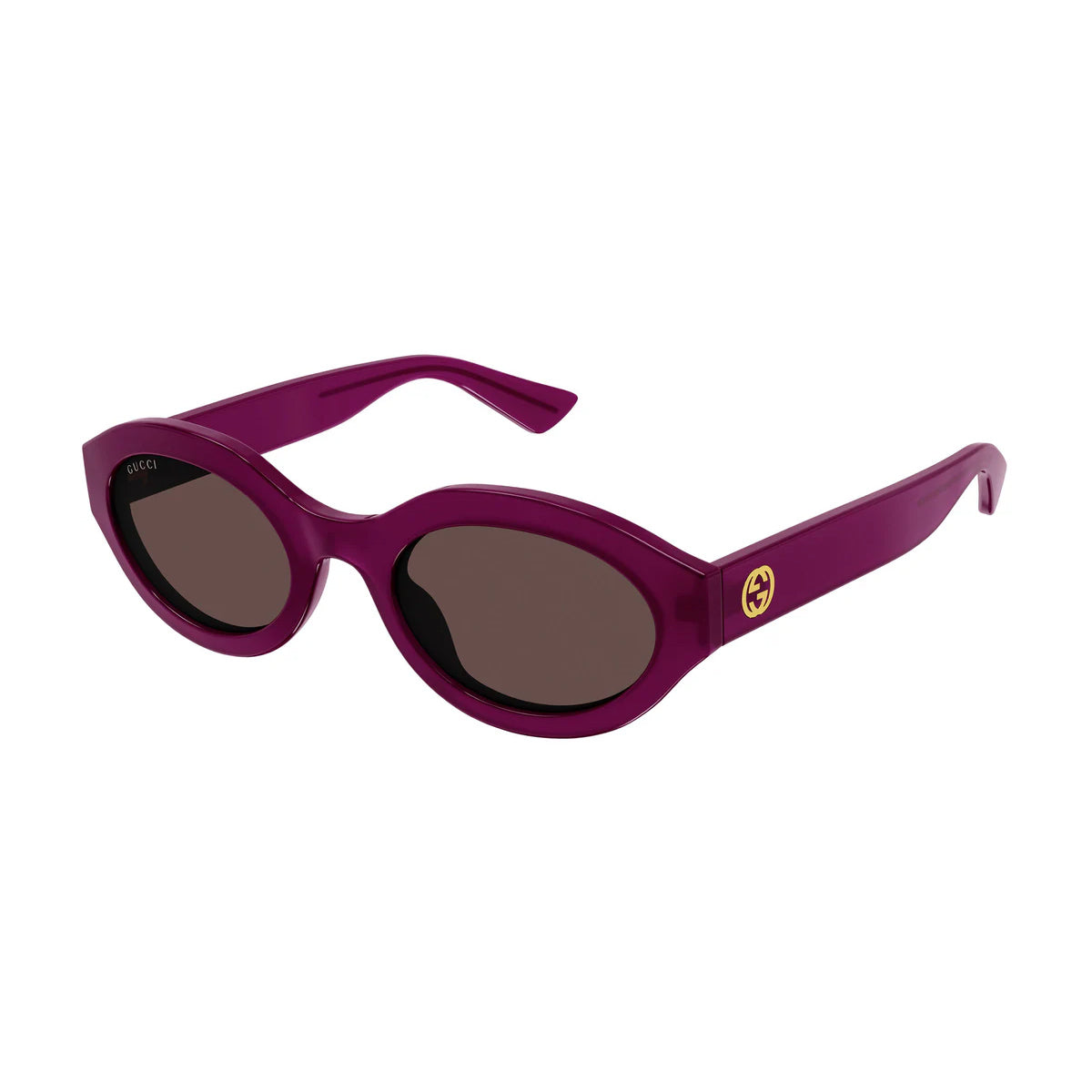 GG1579S LINE GG LOGO 004 fuchsia brown Rosso Injected Occhiali Sole