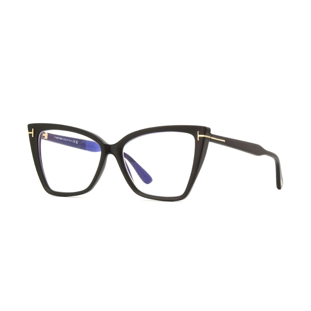 FT5844 001 Nero Celluloid Occhiali Vista