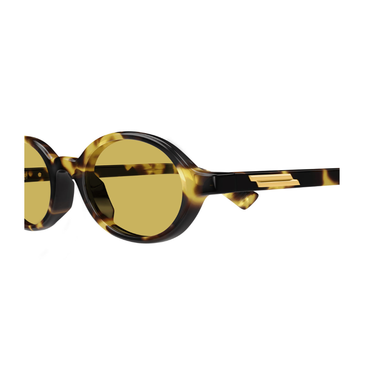 Bottega Veneta BV1388S Linea Ribbon 002 Havana Yellow Acetate Occhiali Da Sole