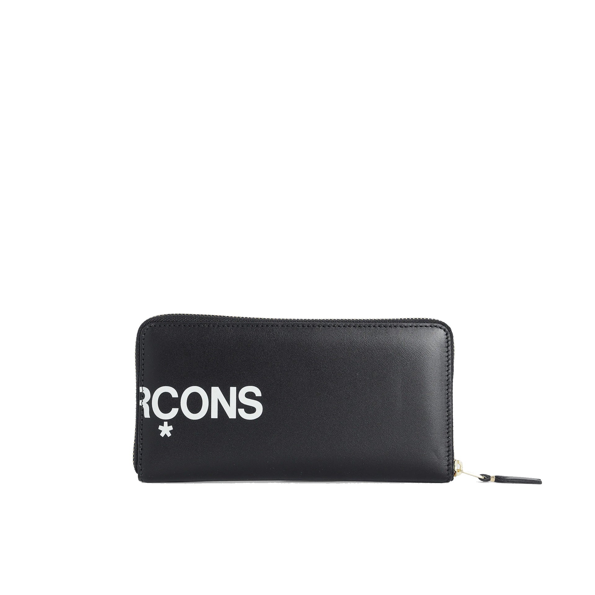Comme Des Garçons Logo Wallet Black Cowhide
