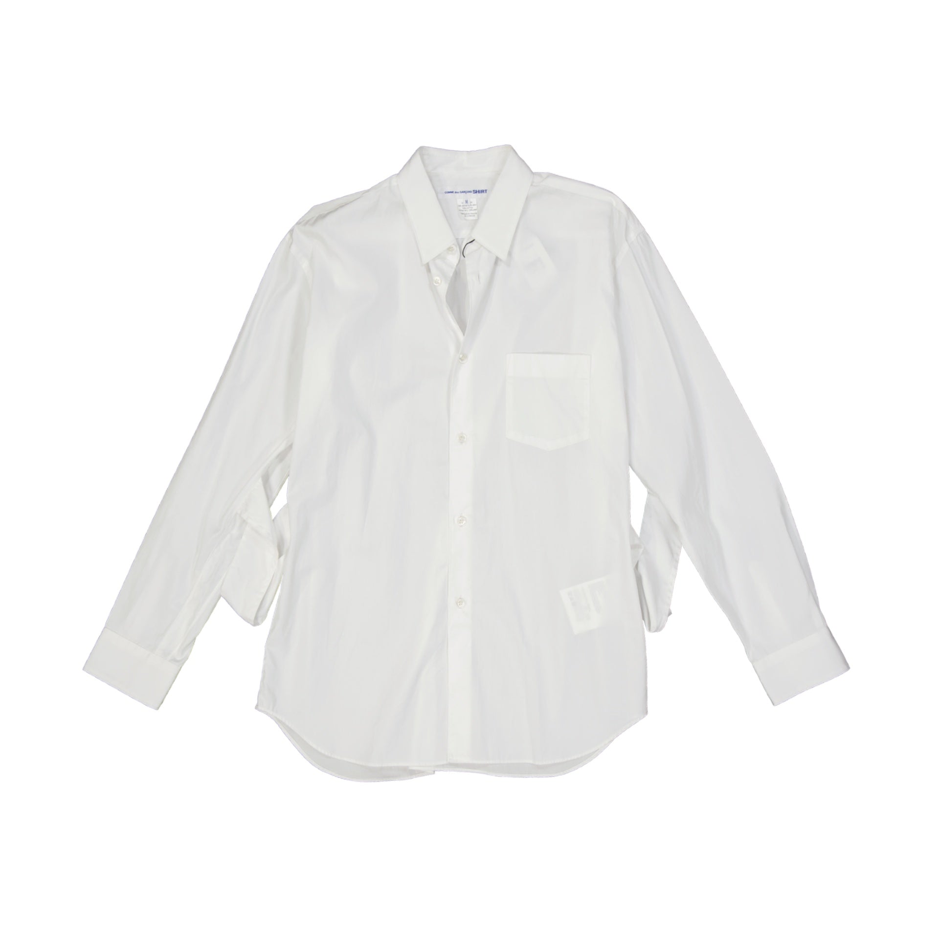 Comme Des Garçons Cotton Shirt White