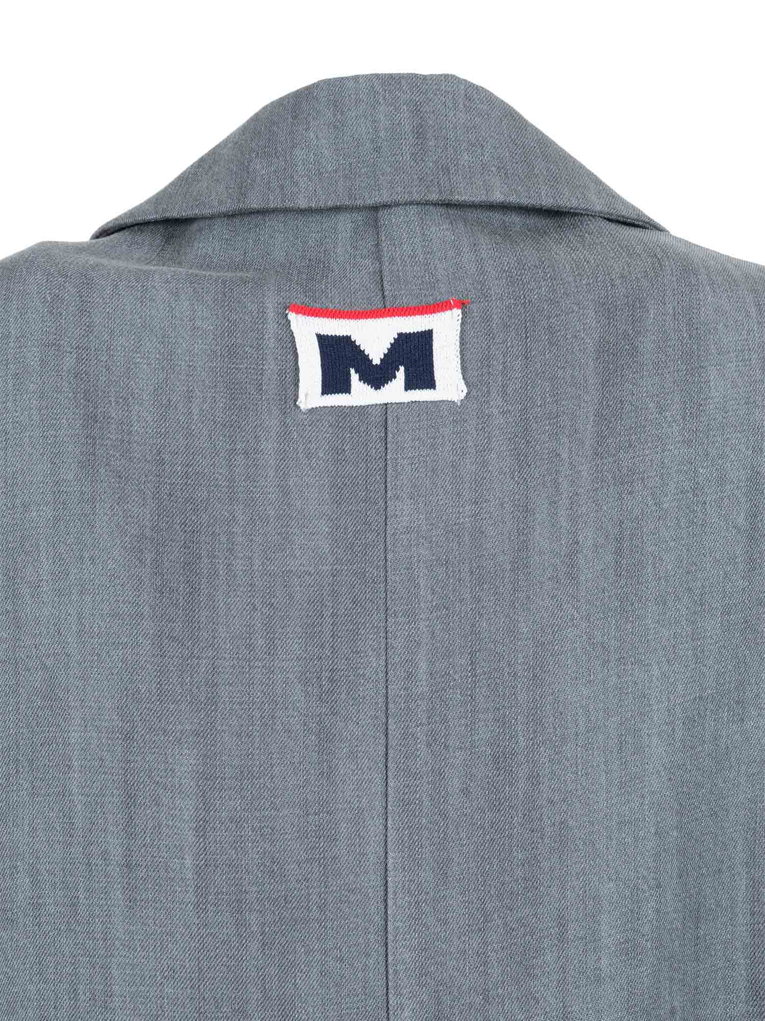 CHAMBRAY BLAZER GIRL Grey Lyocell Jacket
