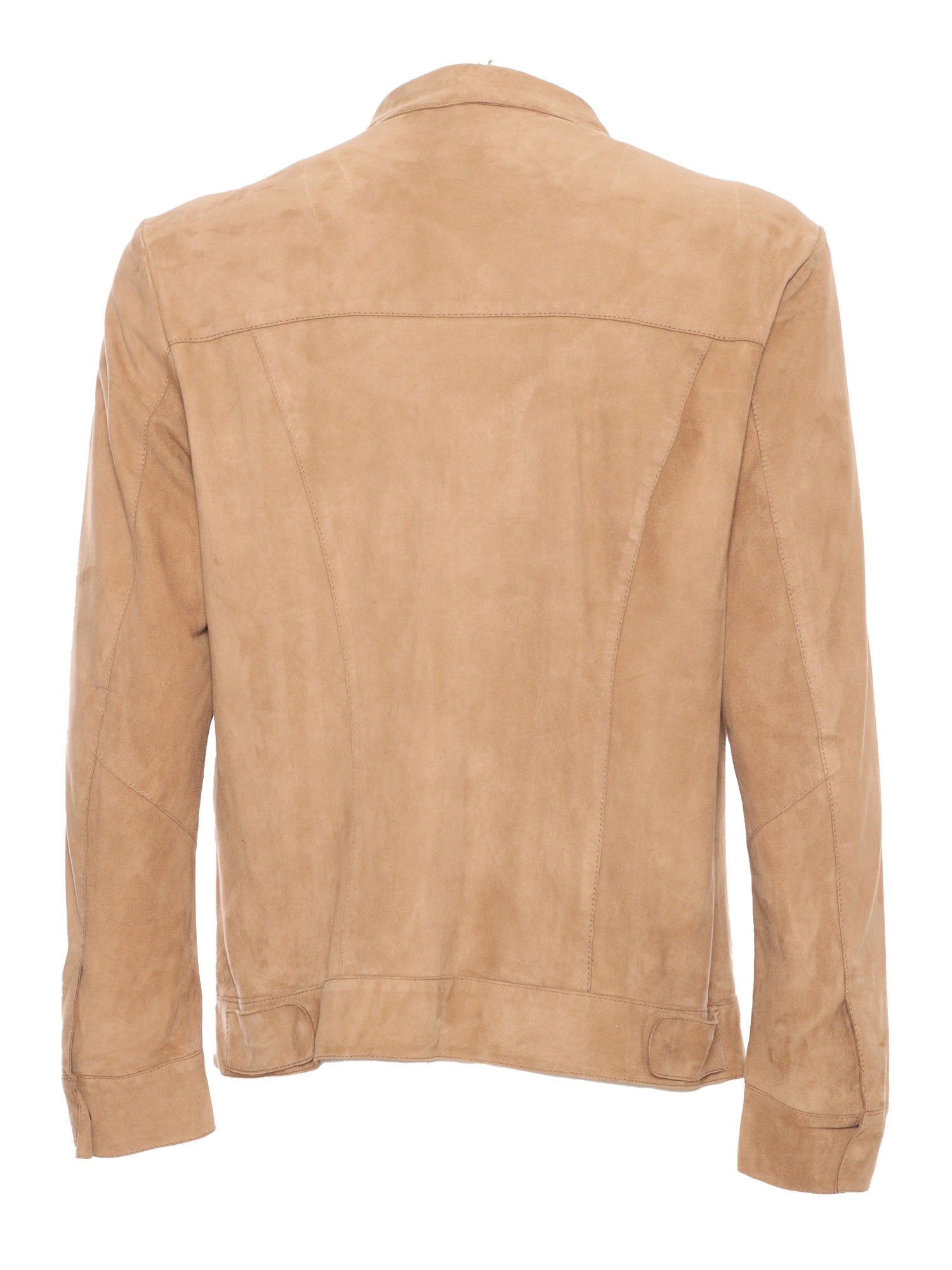 Beige goatskin jacket Leather
