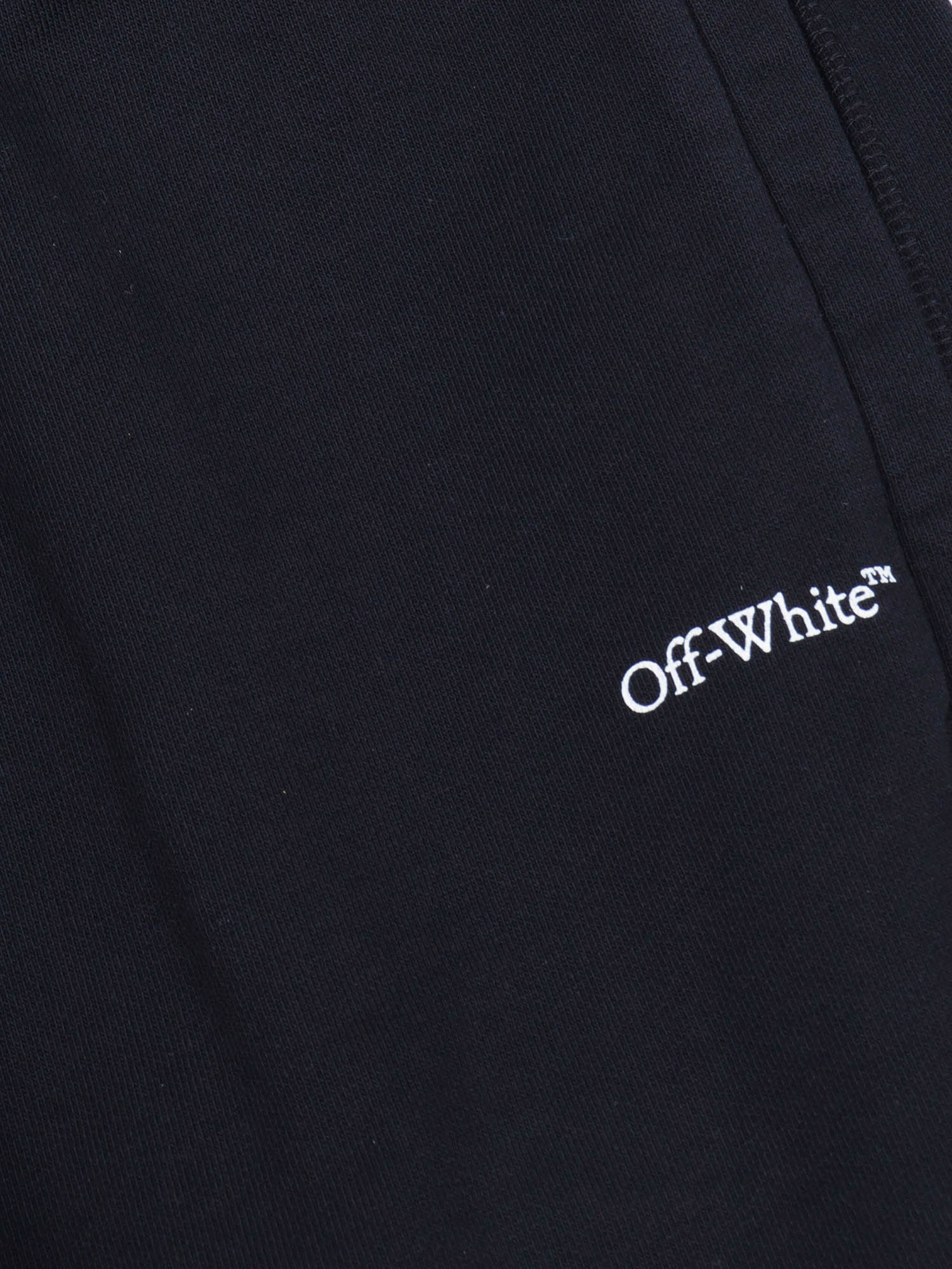 BOOKISH DIAG SWEATPANT Black Cotton Pant