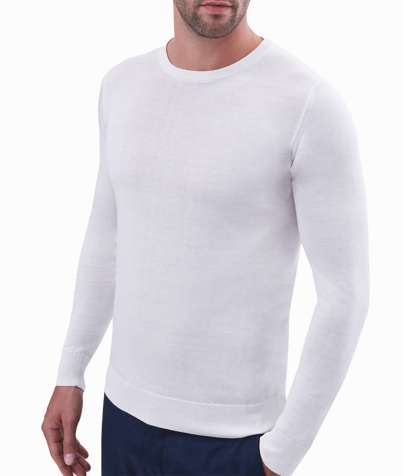 Silk And Cotton Crew Neck Cap Martin Green Basic Light Kintwear