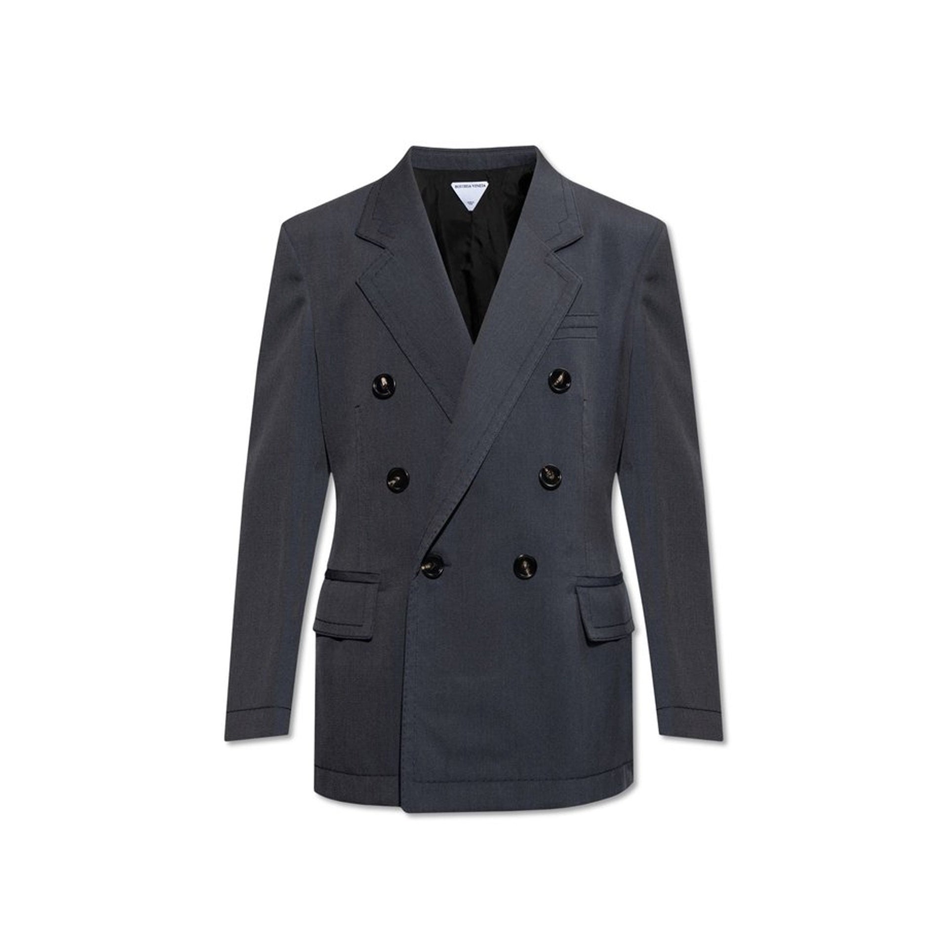 Wool Twill Blazer Blue