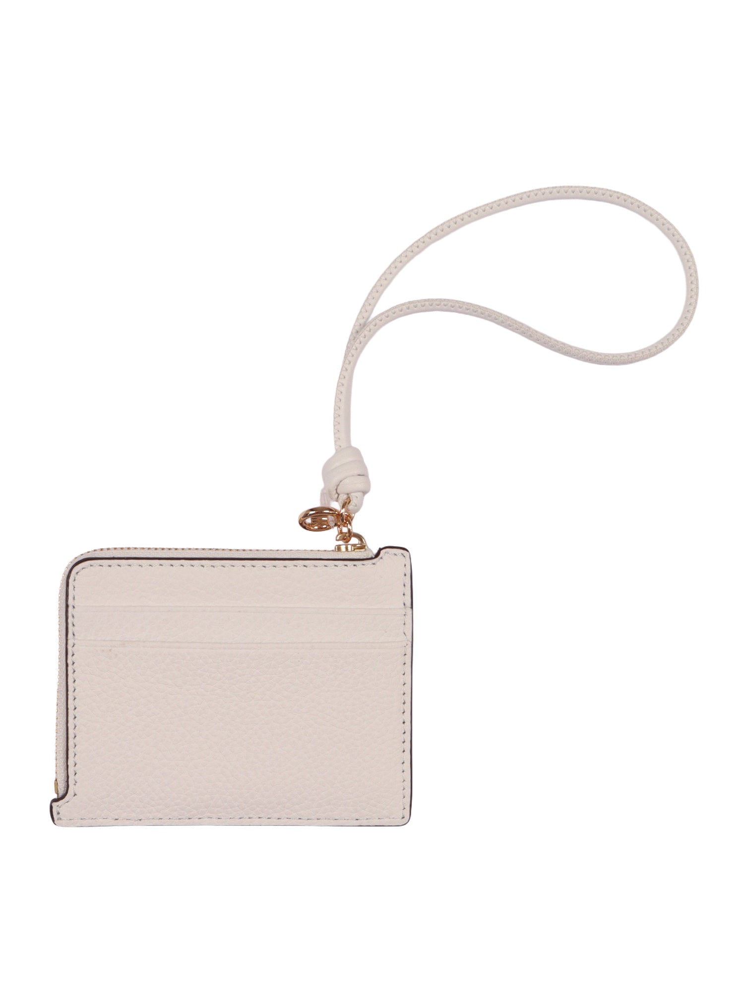 SM CARD CASE WRISTLET White Cow Leather Handbag