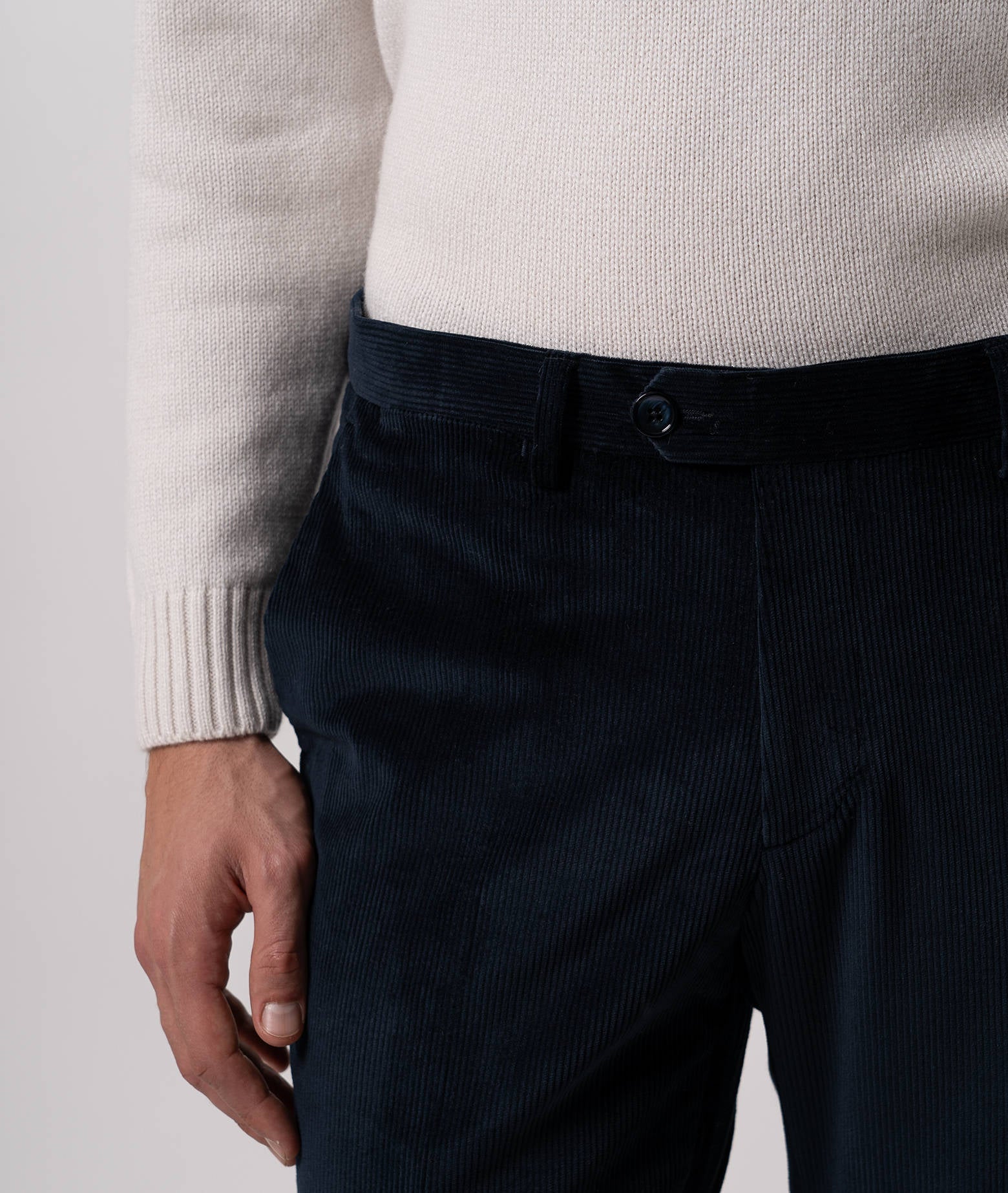 Velvet Trousers Cortina White Sportswear