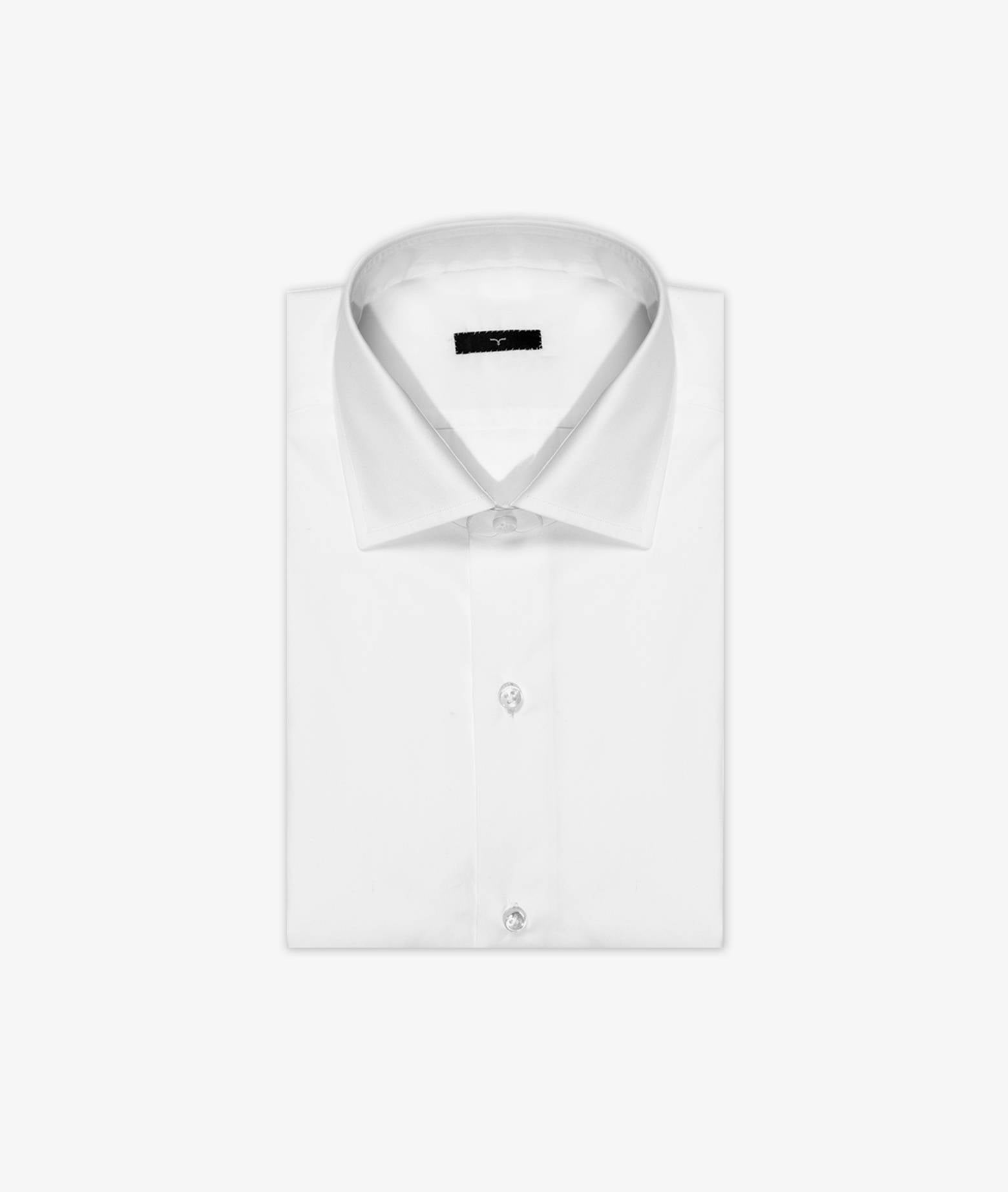 Tailored Cotton Shirt Covent White Hand Made