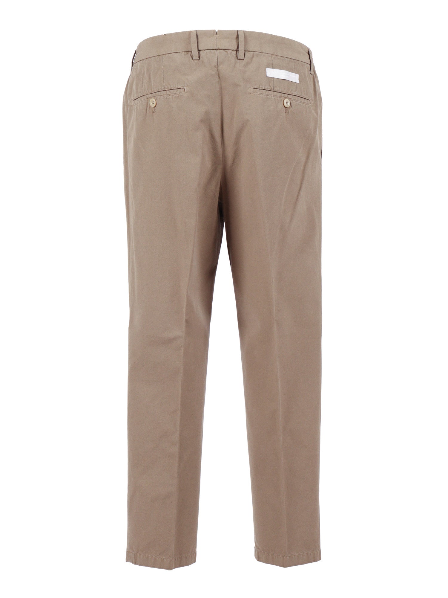 TROUSERS Brown Cotton Pant