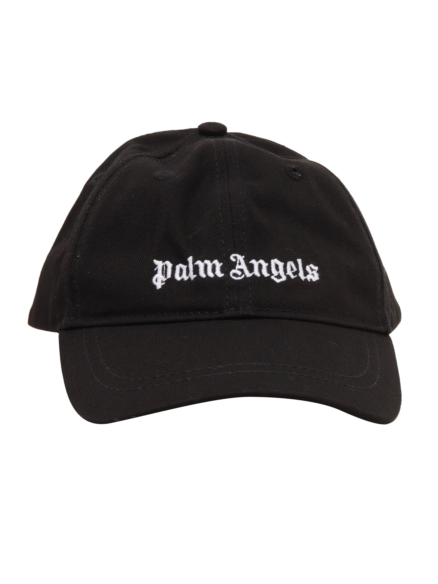 LOGO BASEBALL CAP BLACK OFF WHITE Cotton Hat