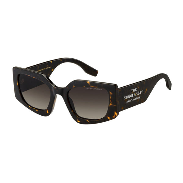 Marc Jacobs Sunglasses Cat Eye Full Rim, Dark Havana Frame And Brown Gradient Lens Marc774-S0086ha