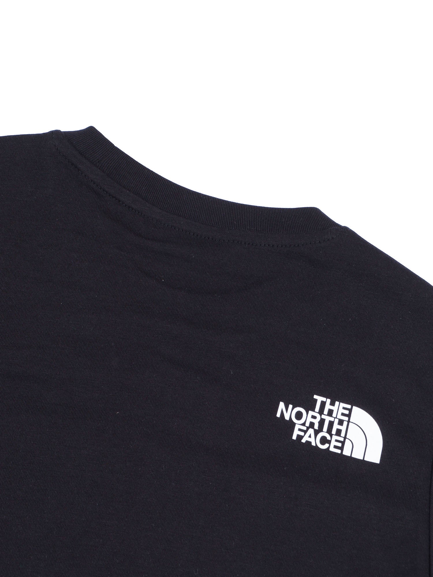 TEEN EASY REGULAR SS TEE TNF BLACK Cotton Polyester Short Sleeves T-shirt