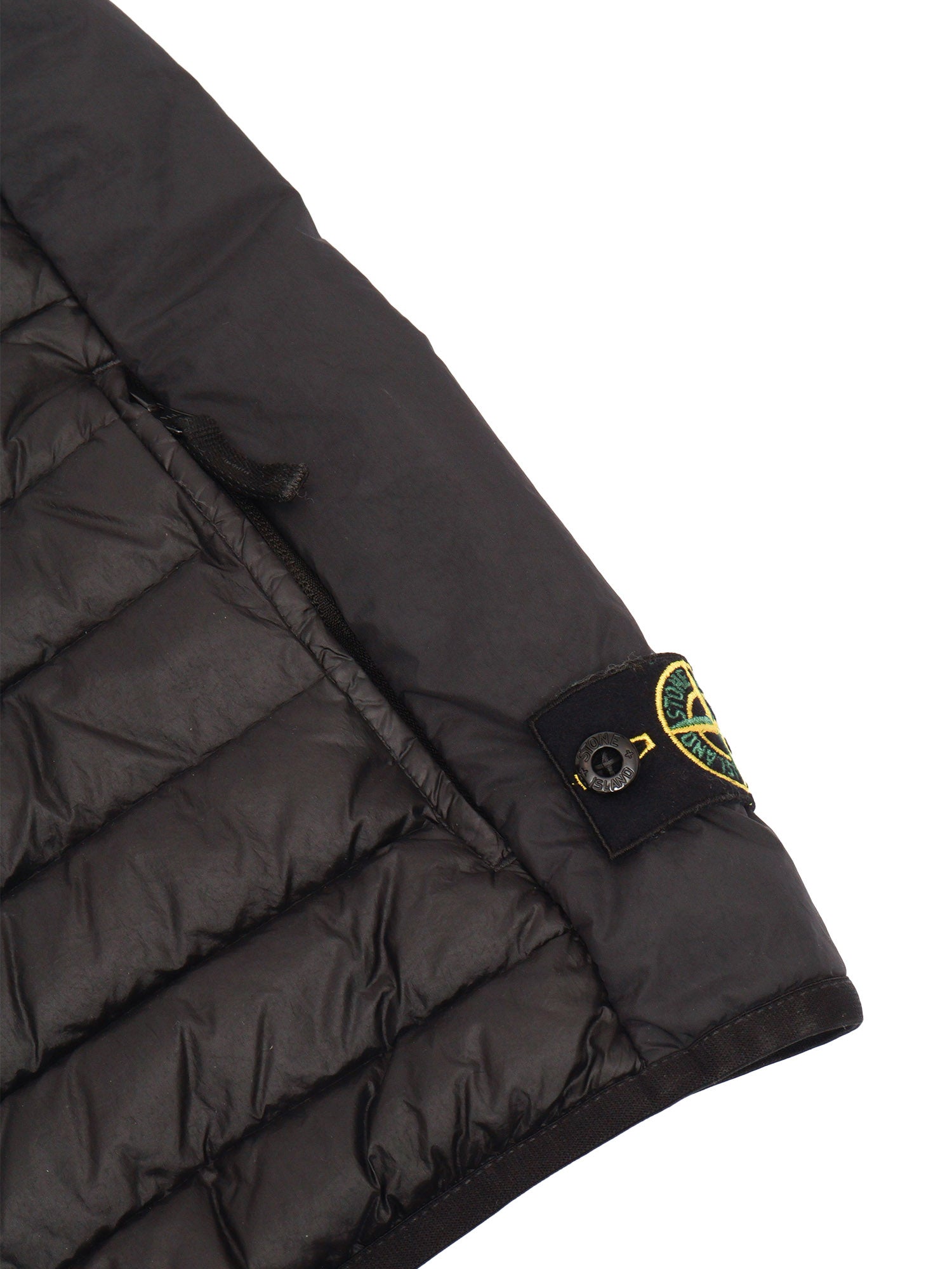 DOWN JACKET Black Sleeveless Puffer