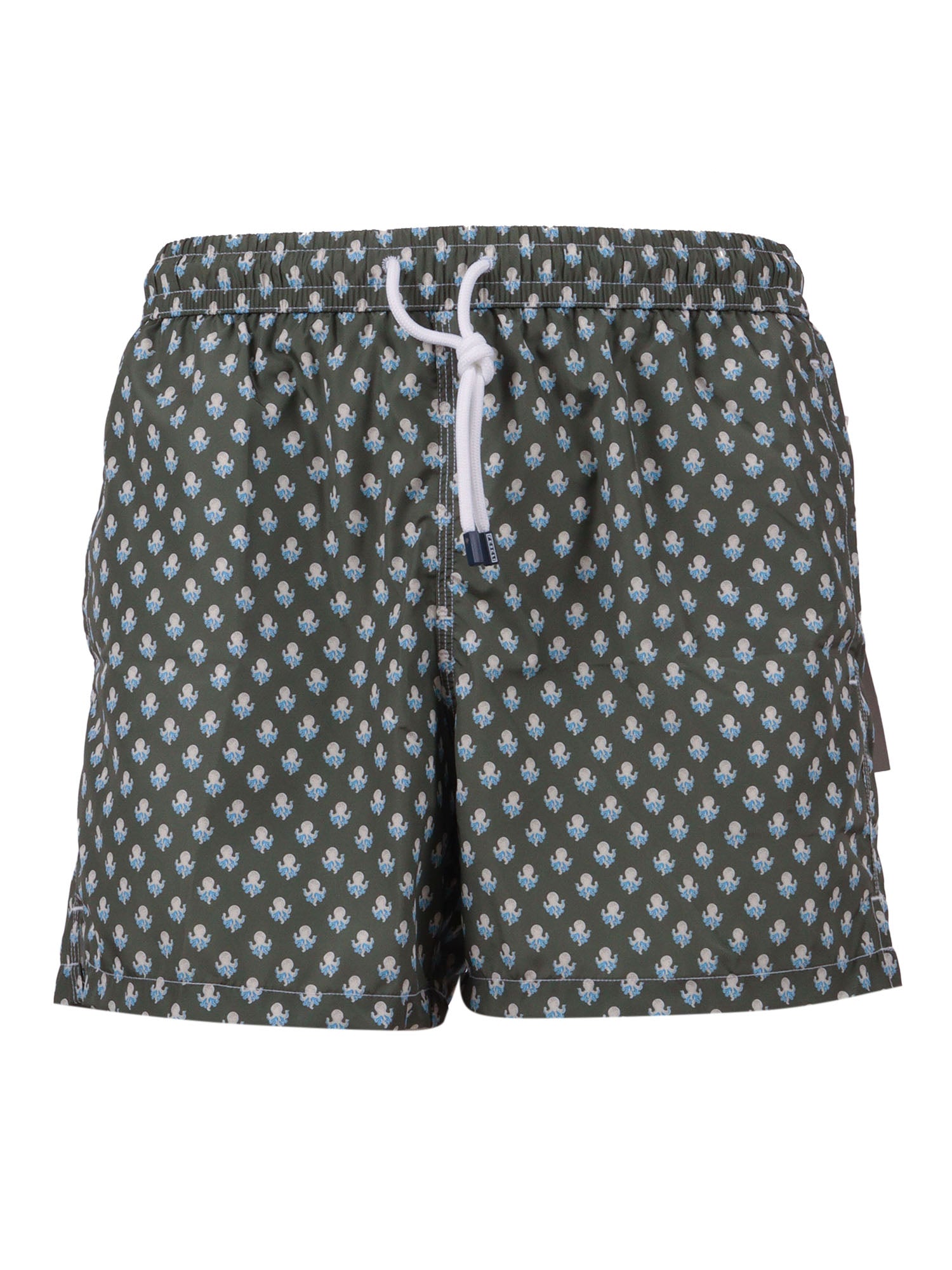 SWIM TROUSERS WOVEN FABRIC MAN Green Polyester Costume
