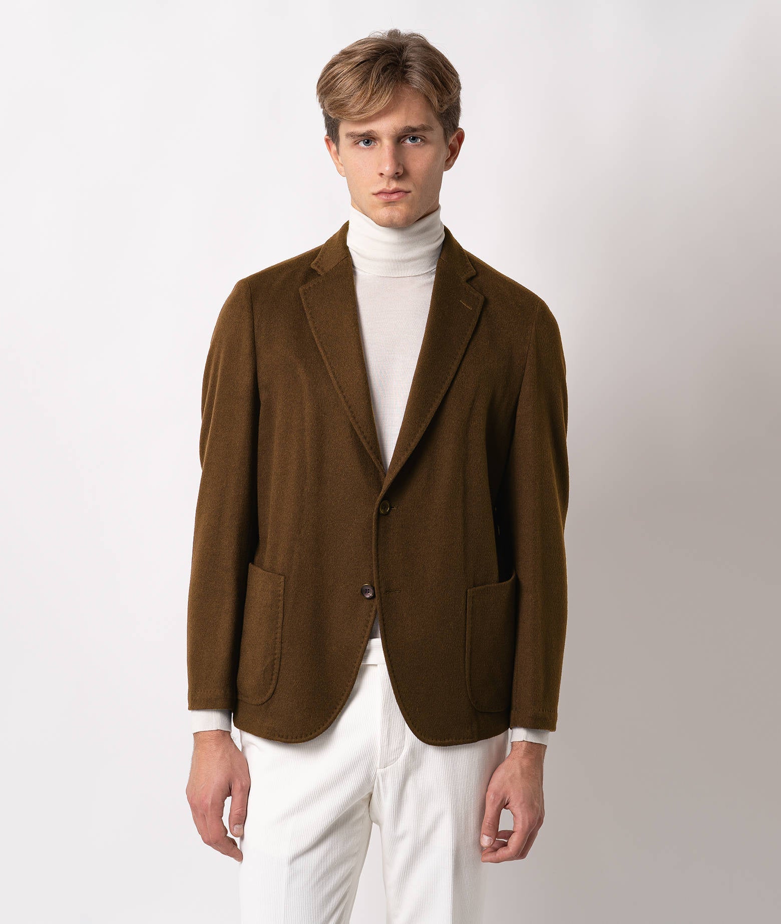 Deconstructed Cashmere Blazer Toronto Brown Jacket
