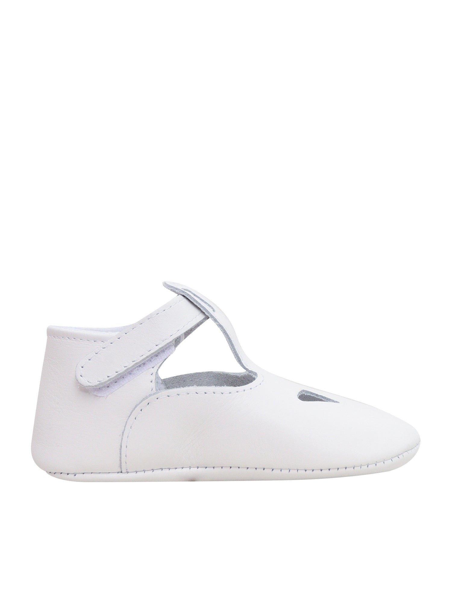 NEWBORN SHOES White Genuine Leather