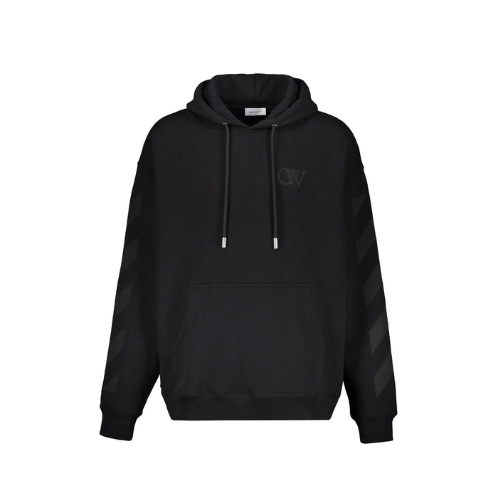 Hooded Sweatshirt Black Cotton