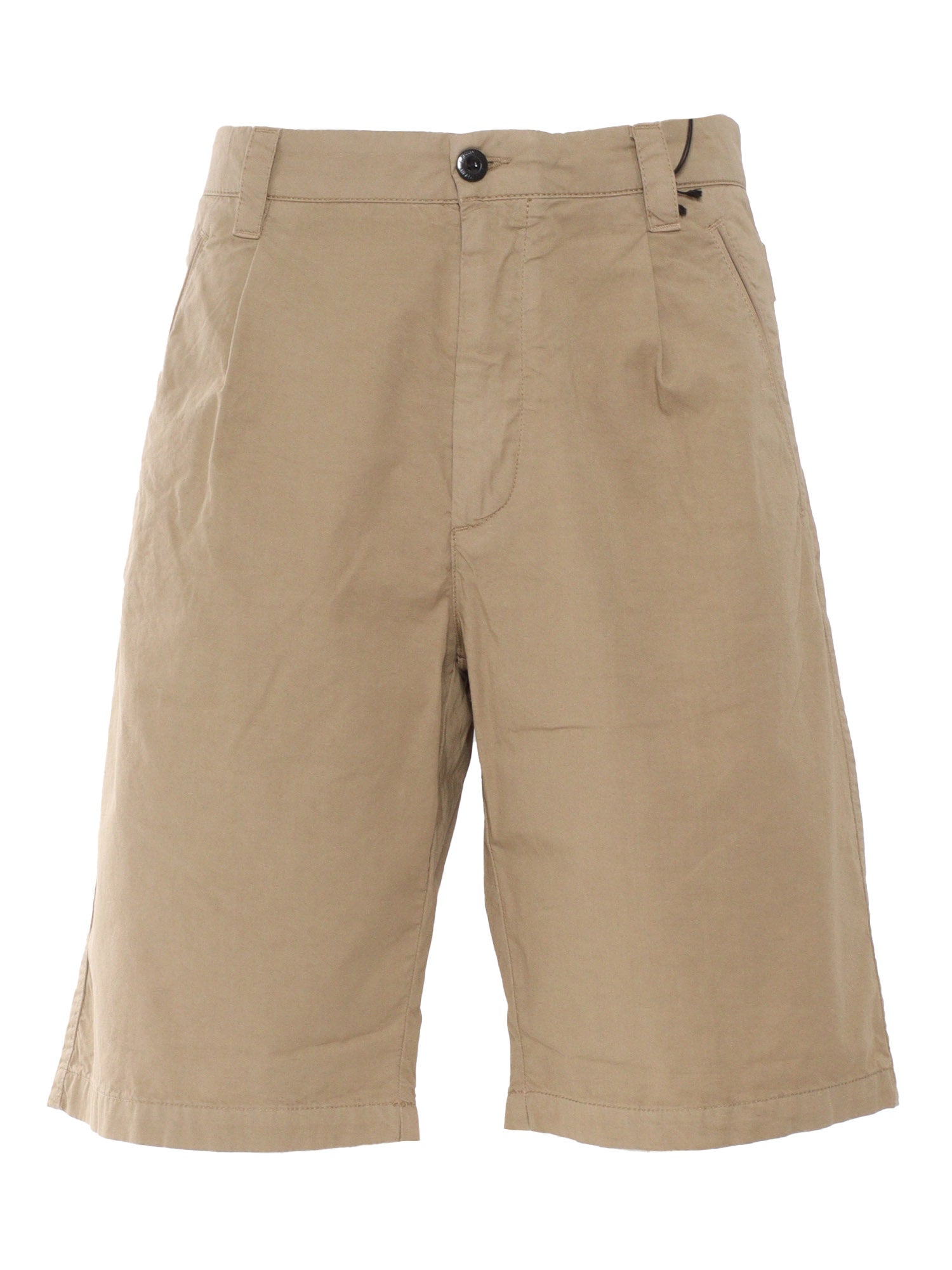 BERMUDA - Beige Cotton Short